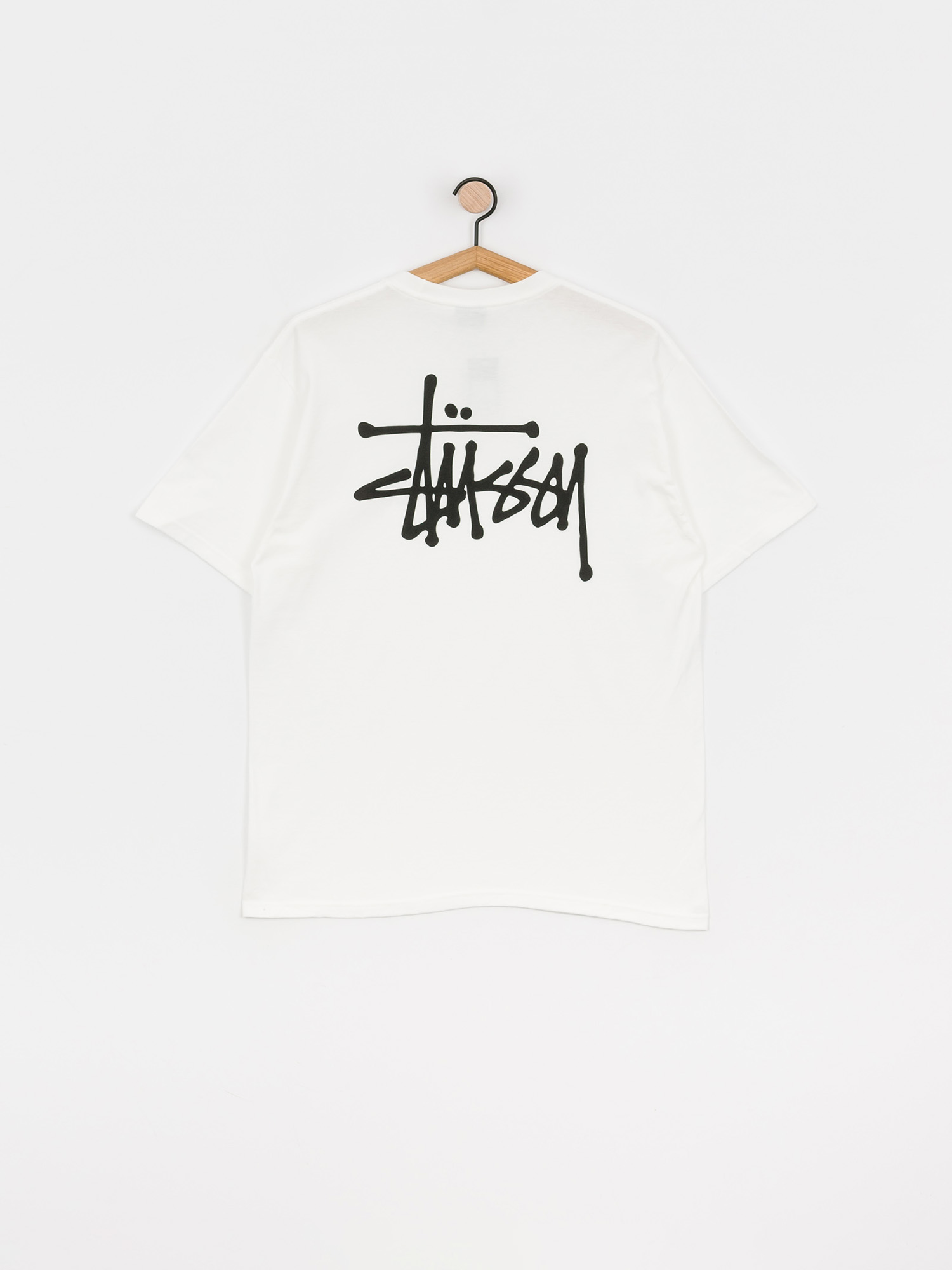 T-shirt Stussy Basic Stussy - biały (white)