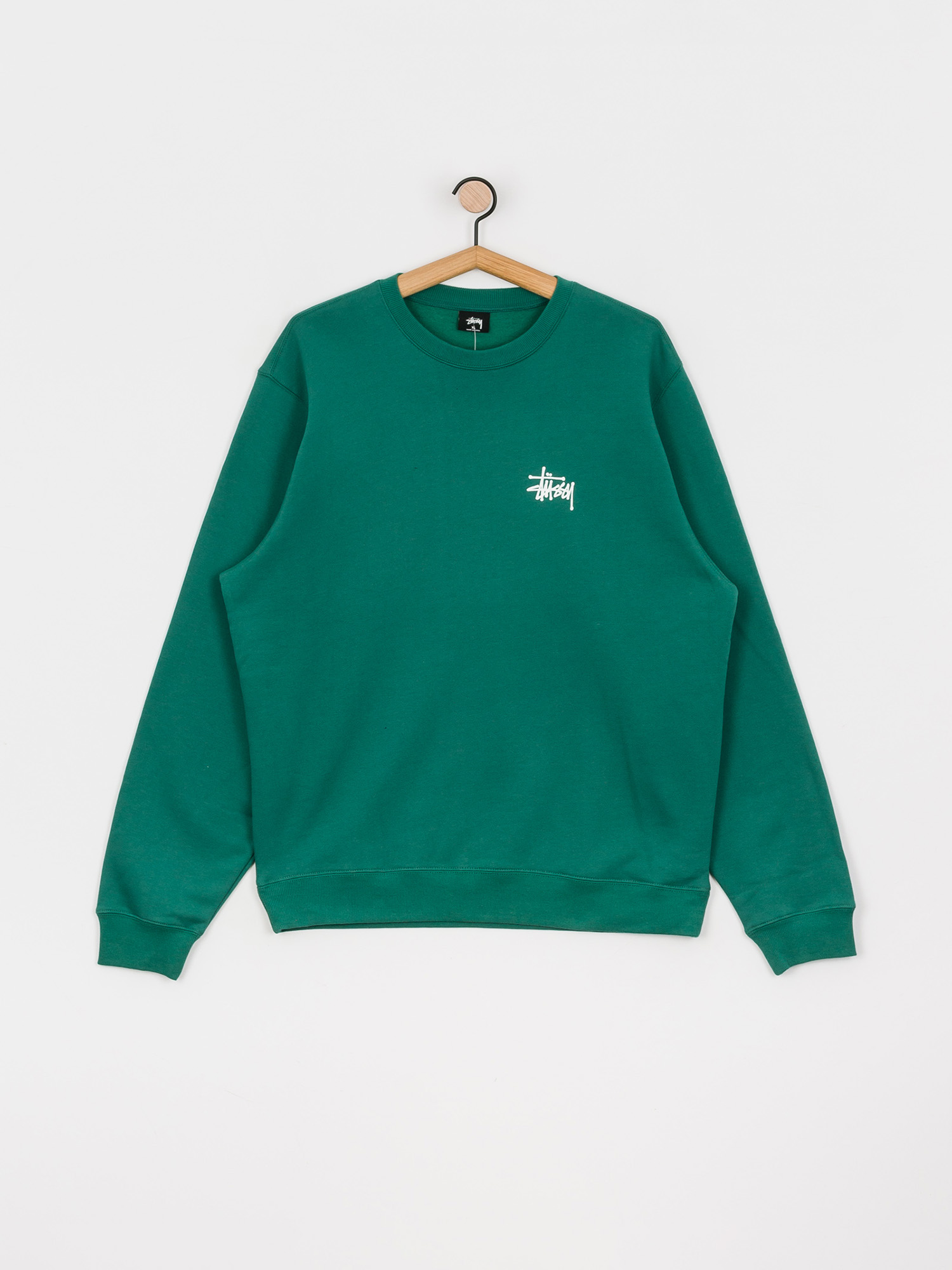 Bluza Stussy Basic Stussy (dark green)