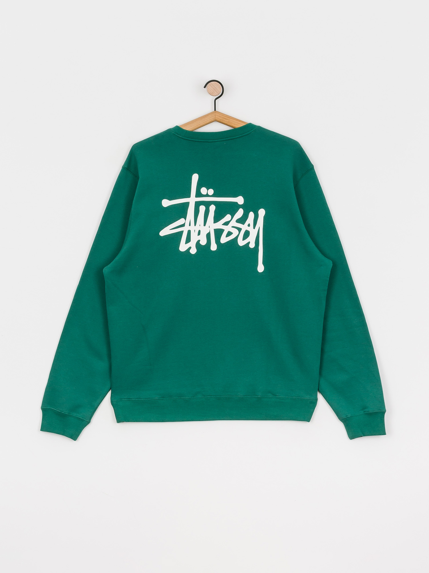 Bluza Stussy Basic Stussy (dark green)