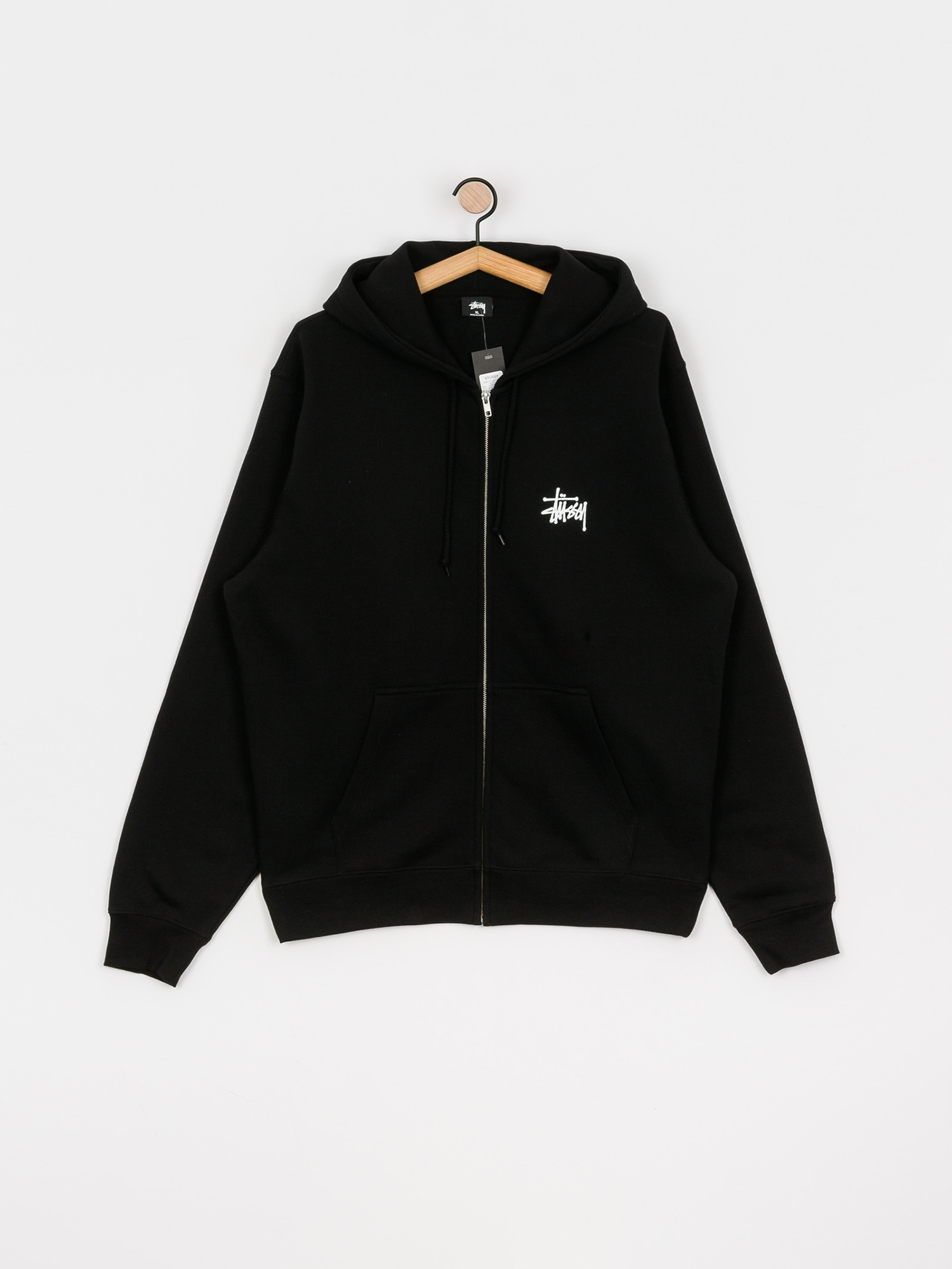 Bluza z kapturem Stussy Basic Stussy ZHD (black)