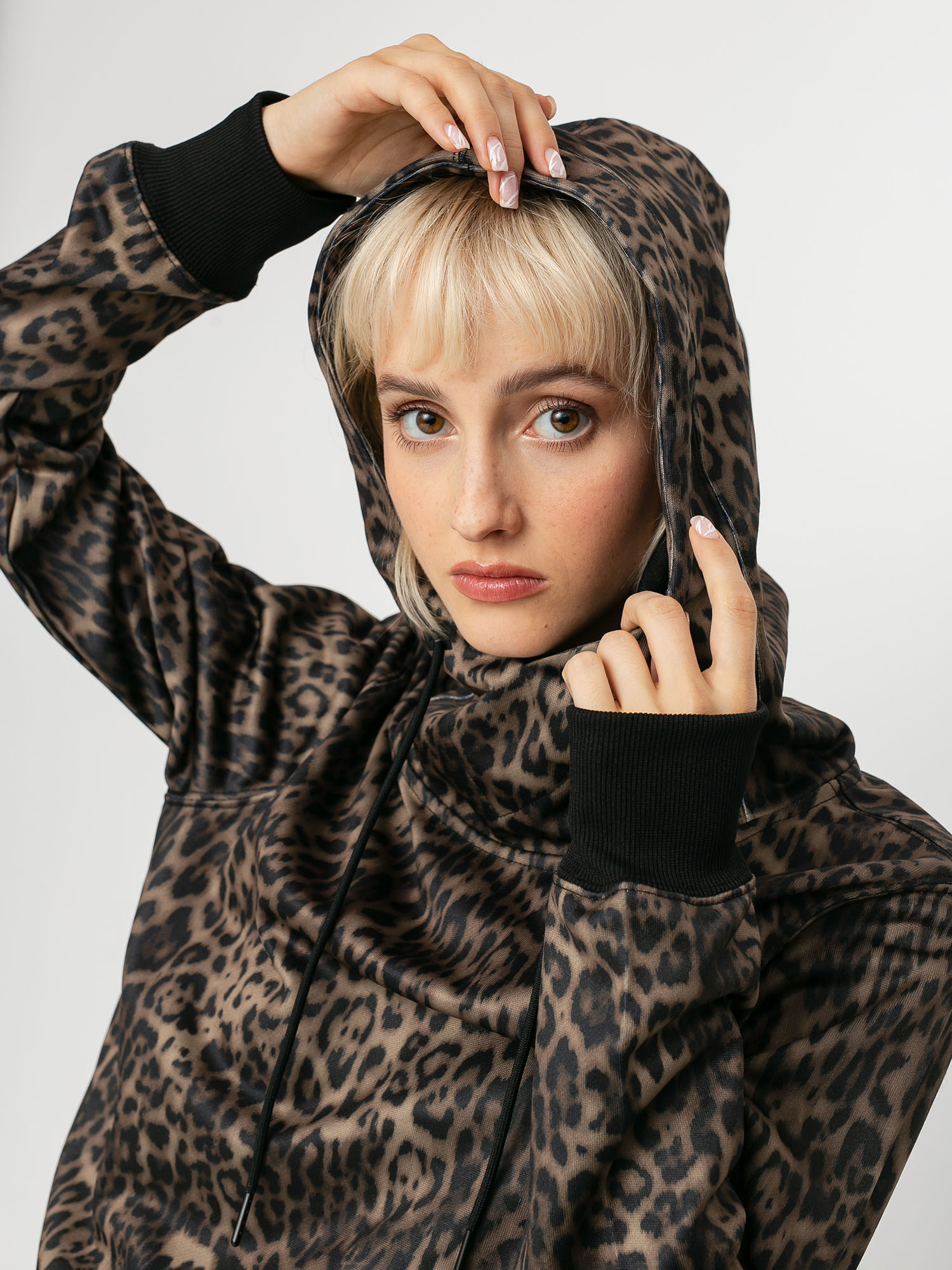 Damska Bluza aktywna Volcom Spring Shred HD (leopard)