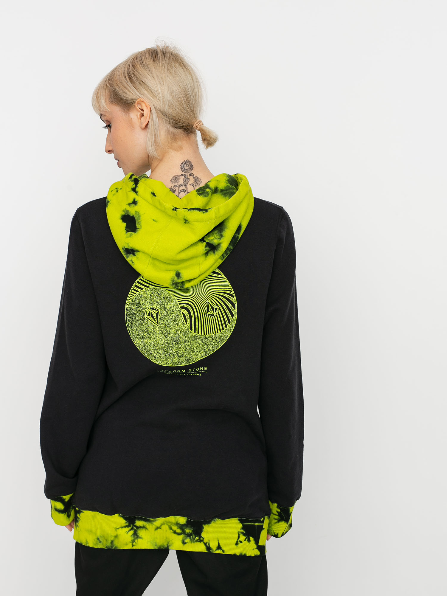 Bluza z kapturem Volcom Costus HD Wmn (lime)
