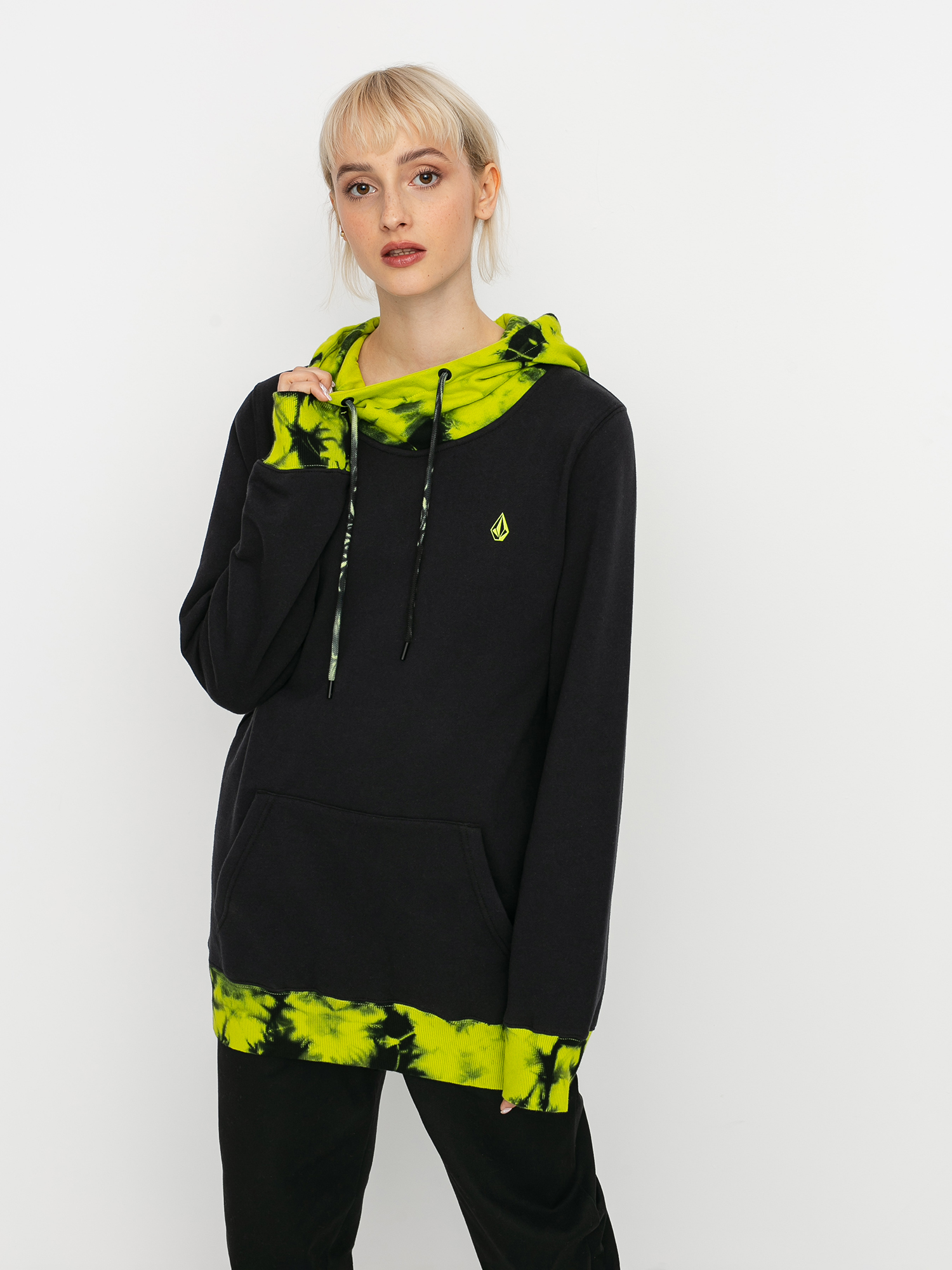 Bluza z kapturem Volcom Costus HD Wmn (lime)