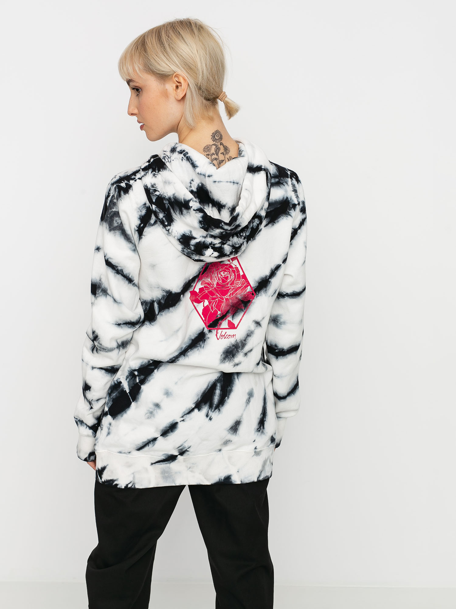 Bluza z kapturem Volcom Costus HD Wmn (white)