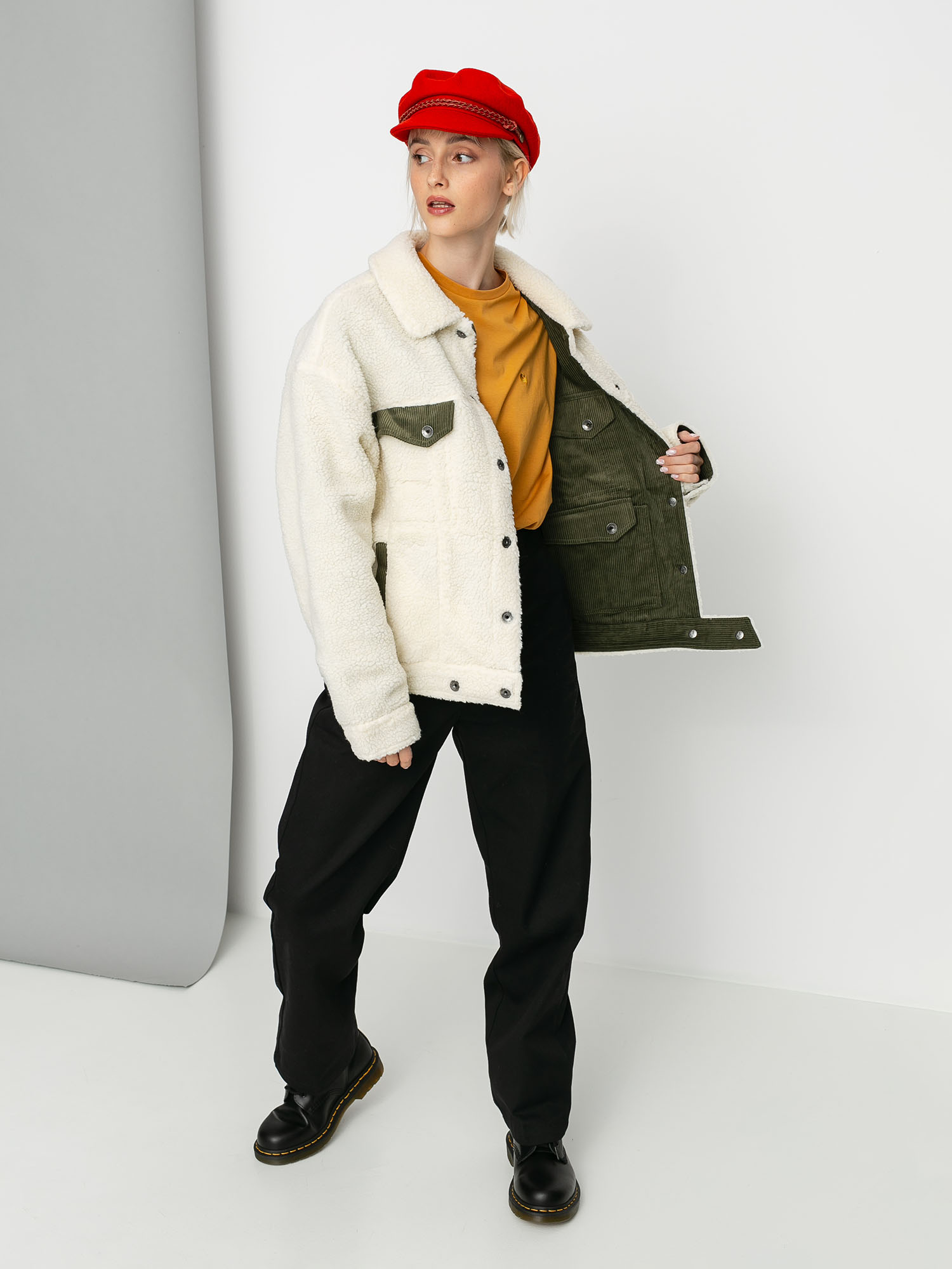 Kurtka Volcom Woodstone Reversible Wmn (olive)