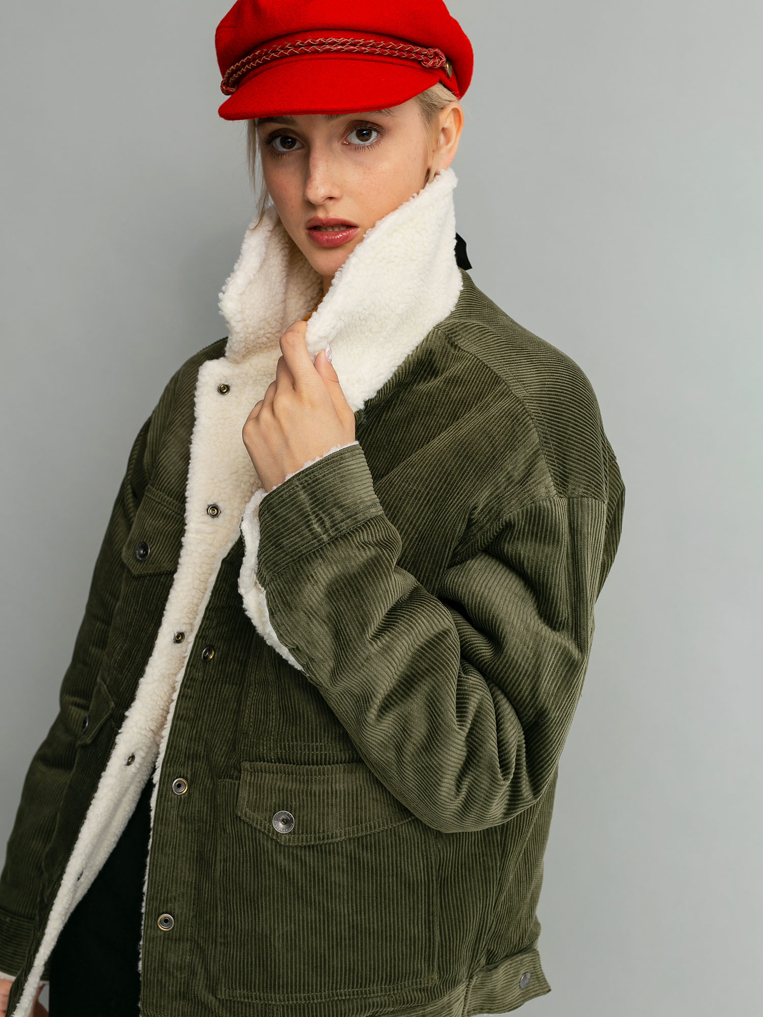 Kurtka Volcom Woodstone Reversible Wmn (olive)