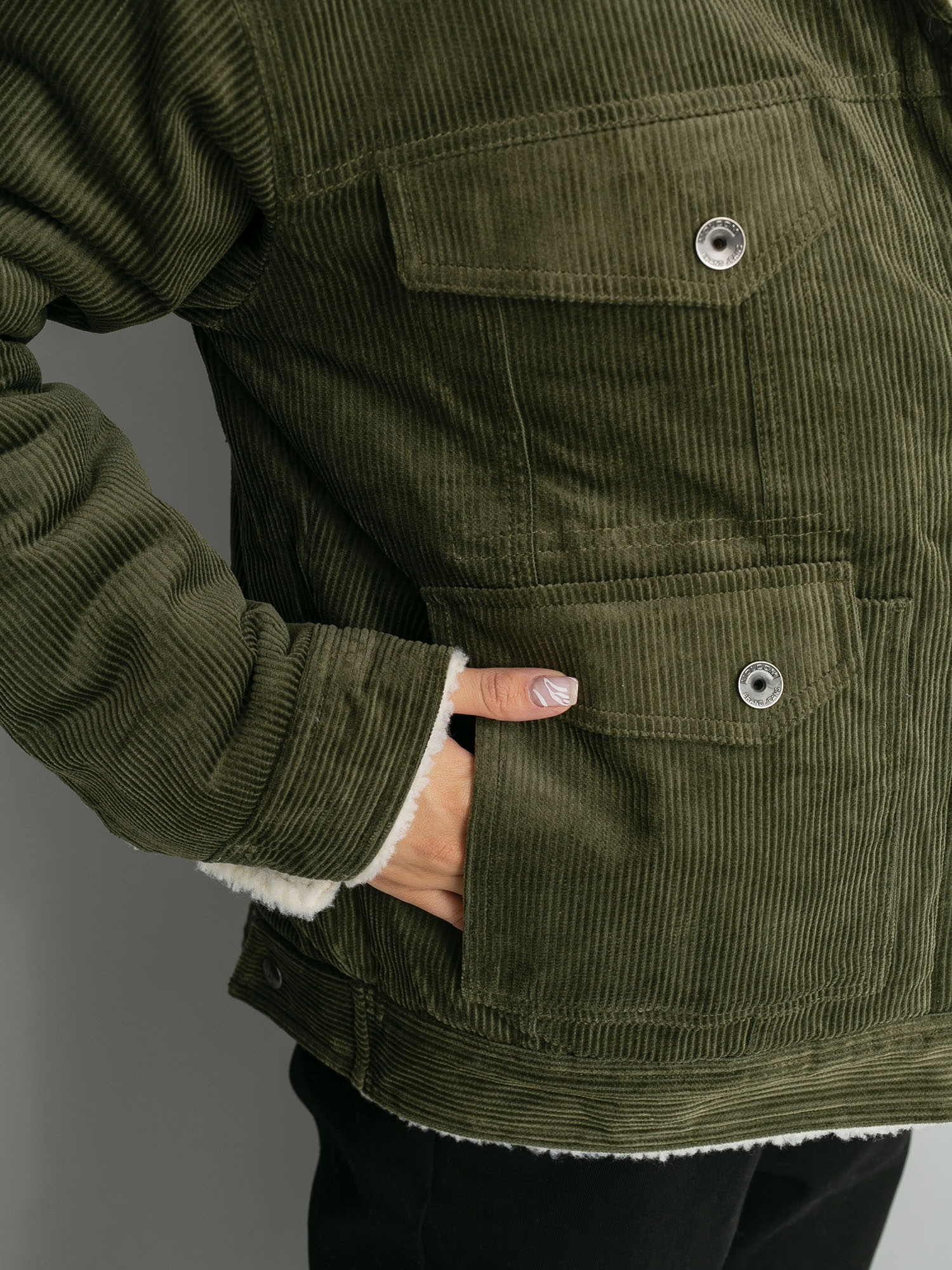 Kurtka Volcom Woodstone Reversible Wmn (olive)