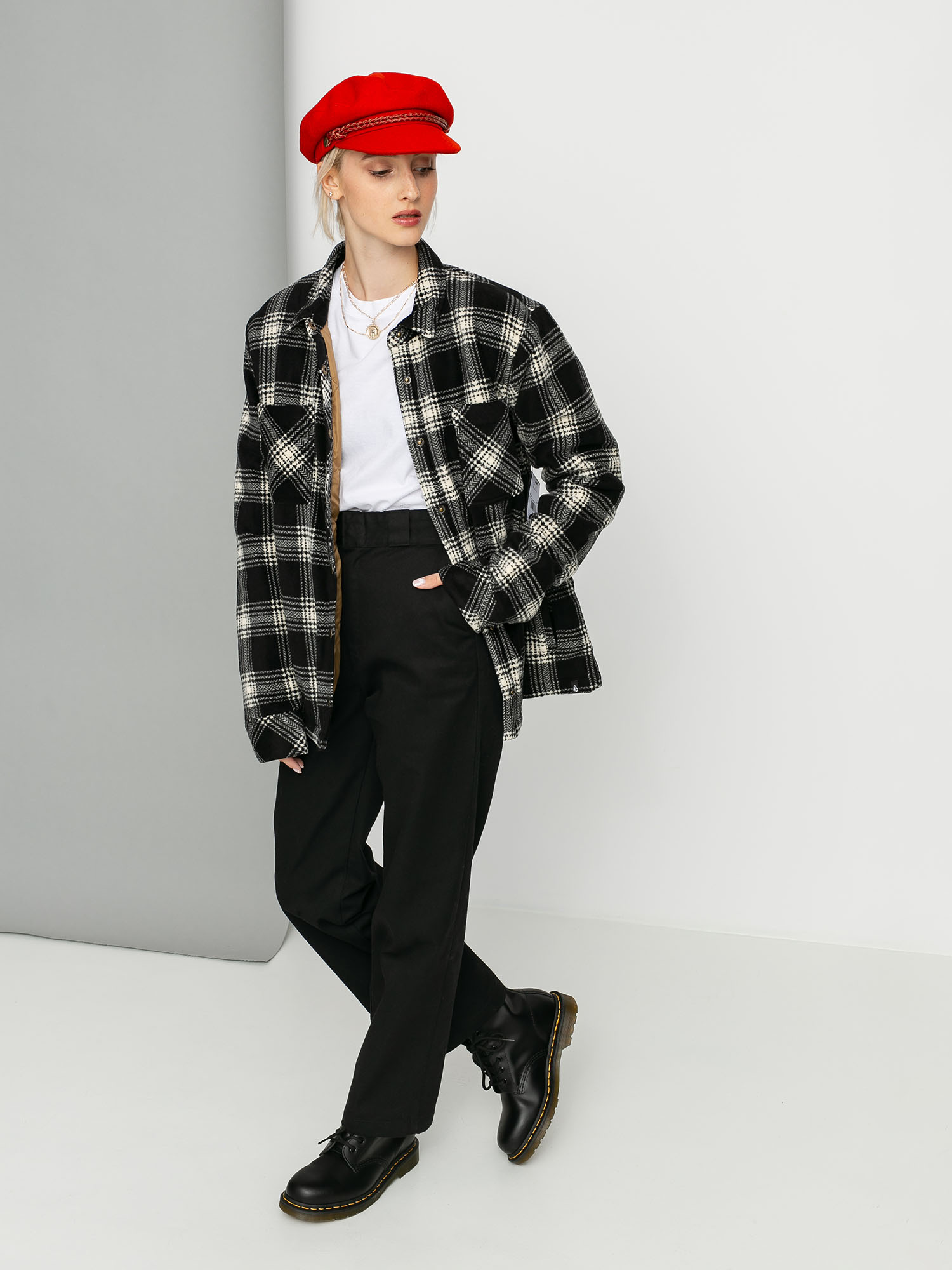 Kurtka Volcom Plaid Dreams Wmn (sand)