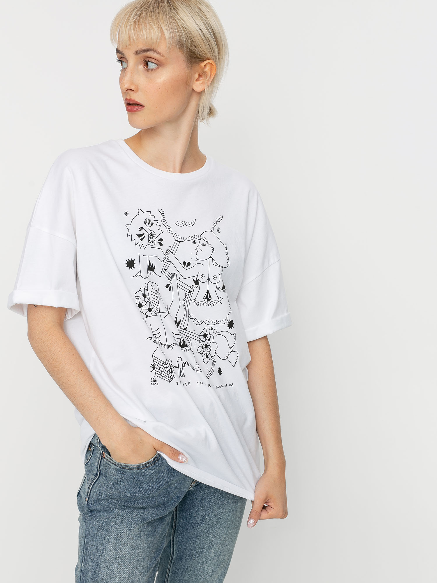 T-shirt Volcom Briand Wmn (white)