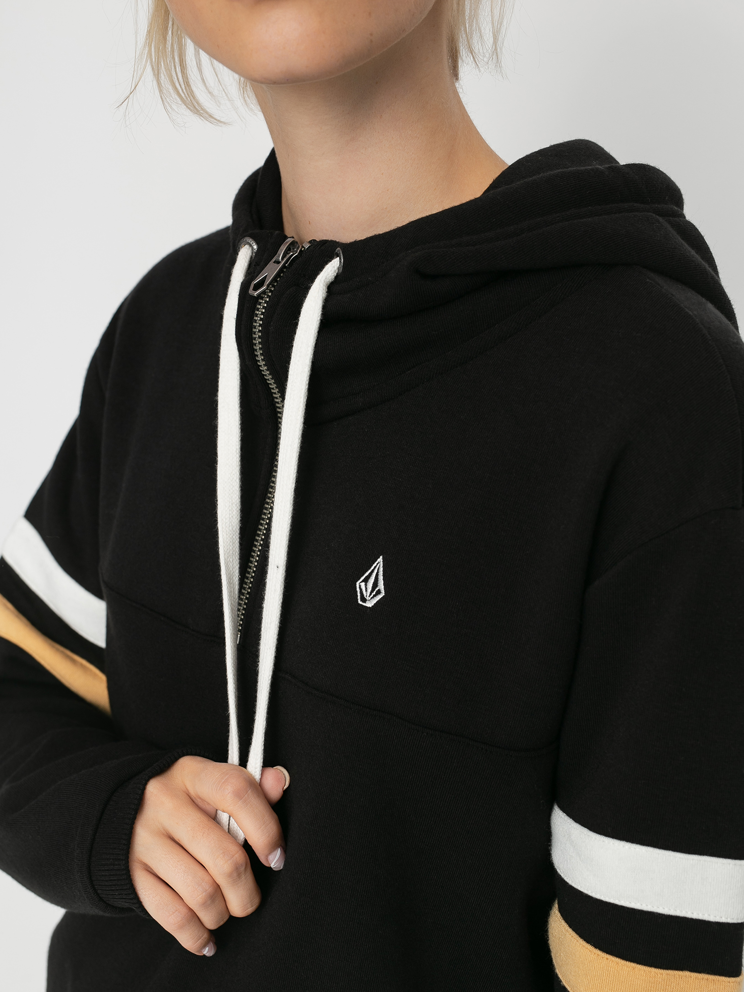 Bluza z kapturem Volcom Color Coded HD Wmn (black)