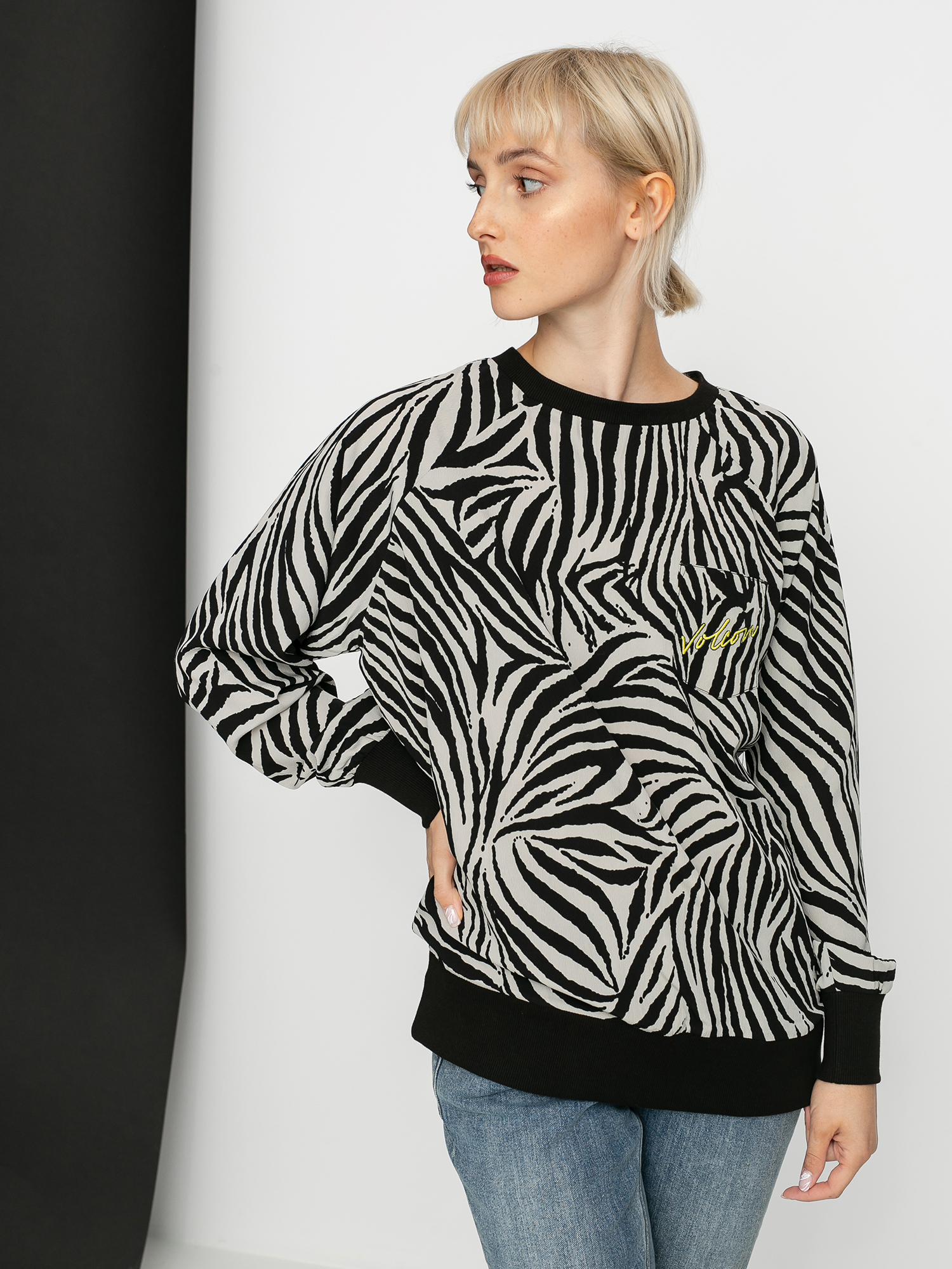 Longsleeve Volcom Golden Hour Wmn (animal print)