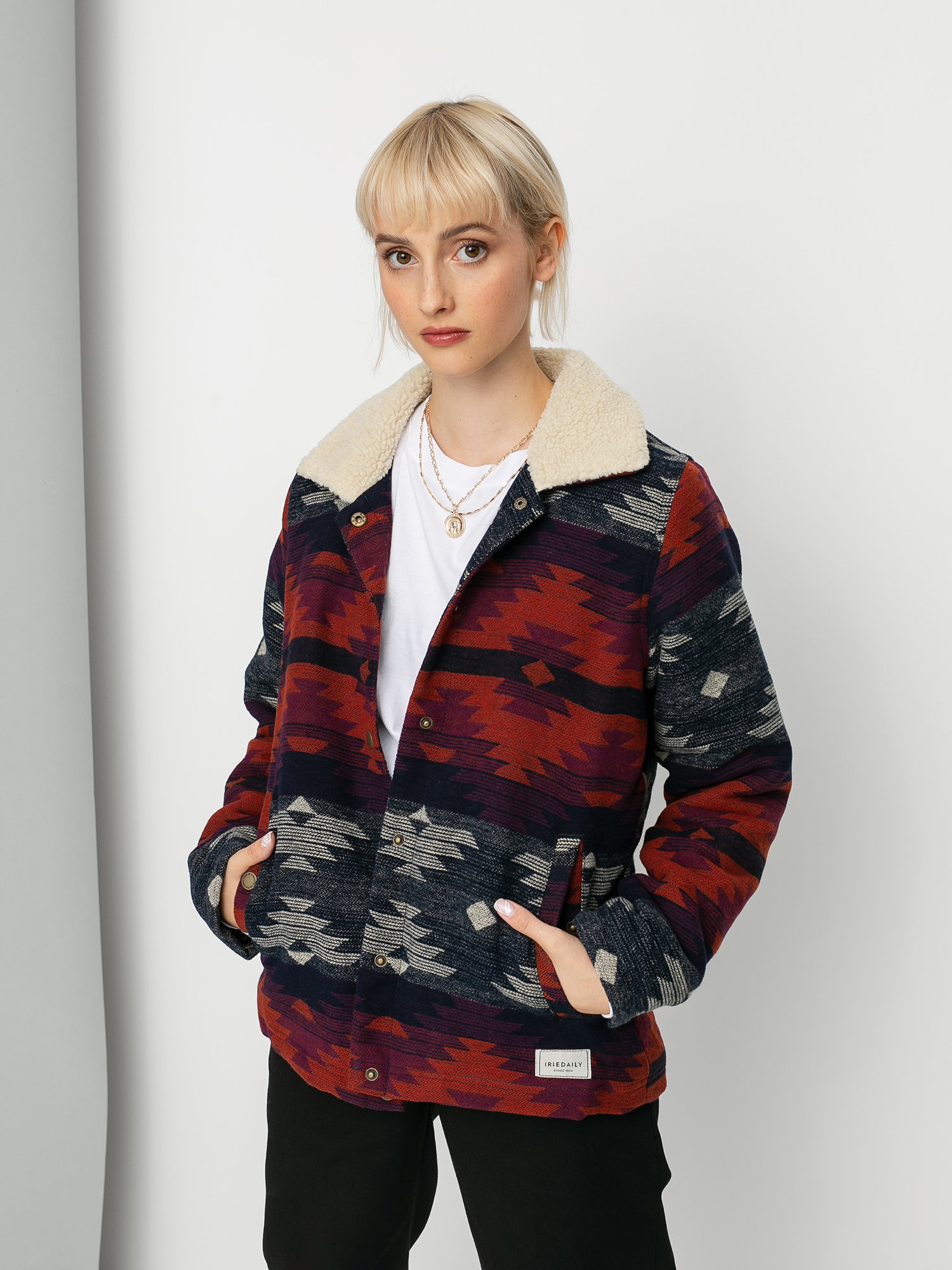 Kurtka Iriedaily Team Sherpa Wmn (bluegrey)