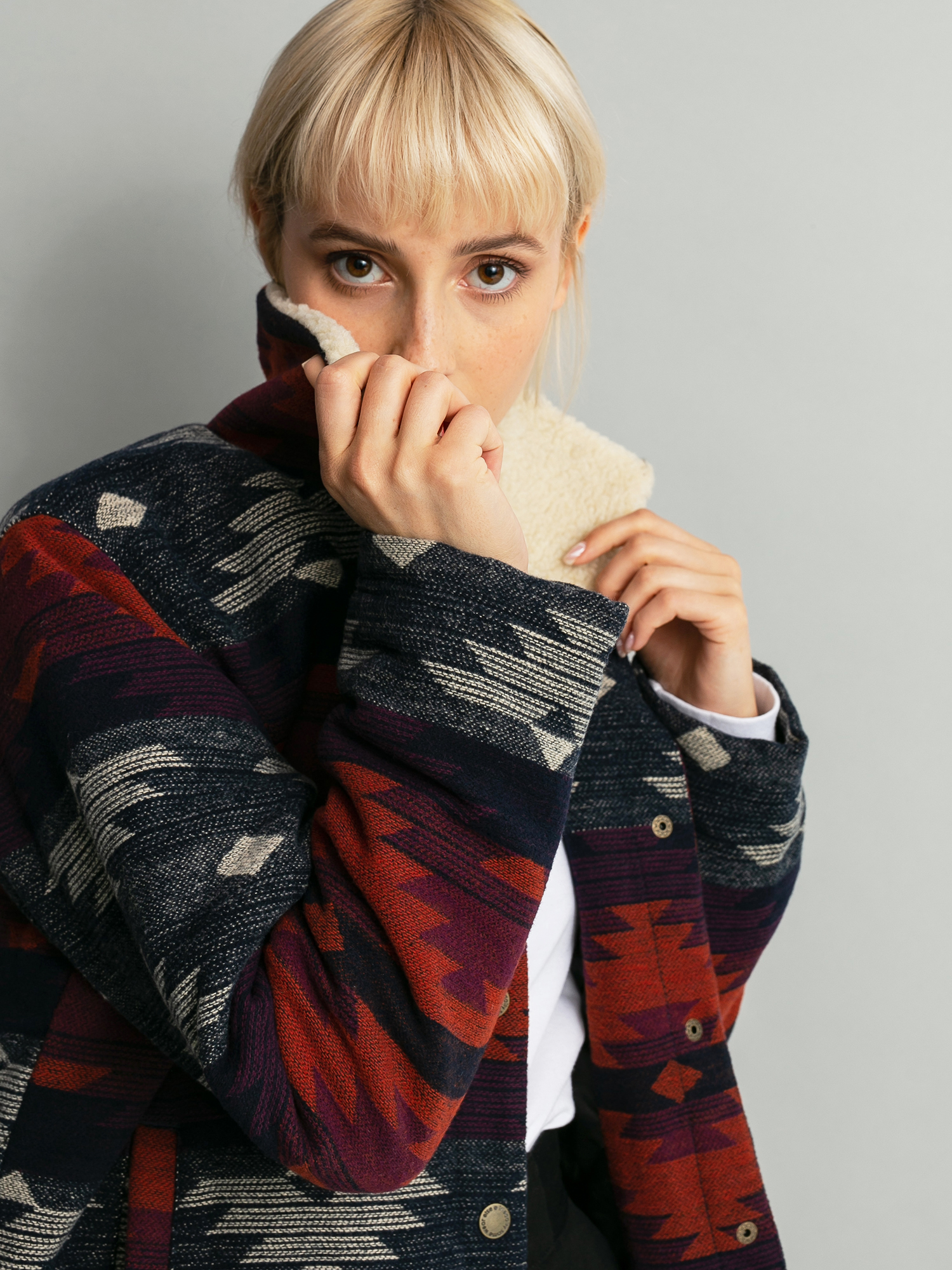 Kurtka Iriedaily Team Sherpa Wmn (bluegrey)