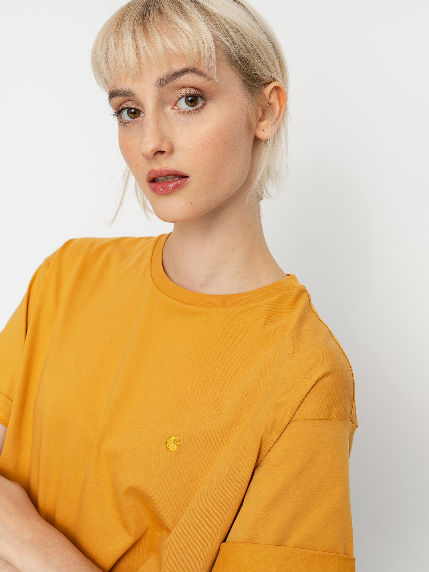 T-shirt Carhartt WIP Chase Wmn (winter sun/gold)