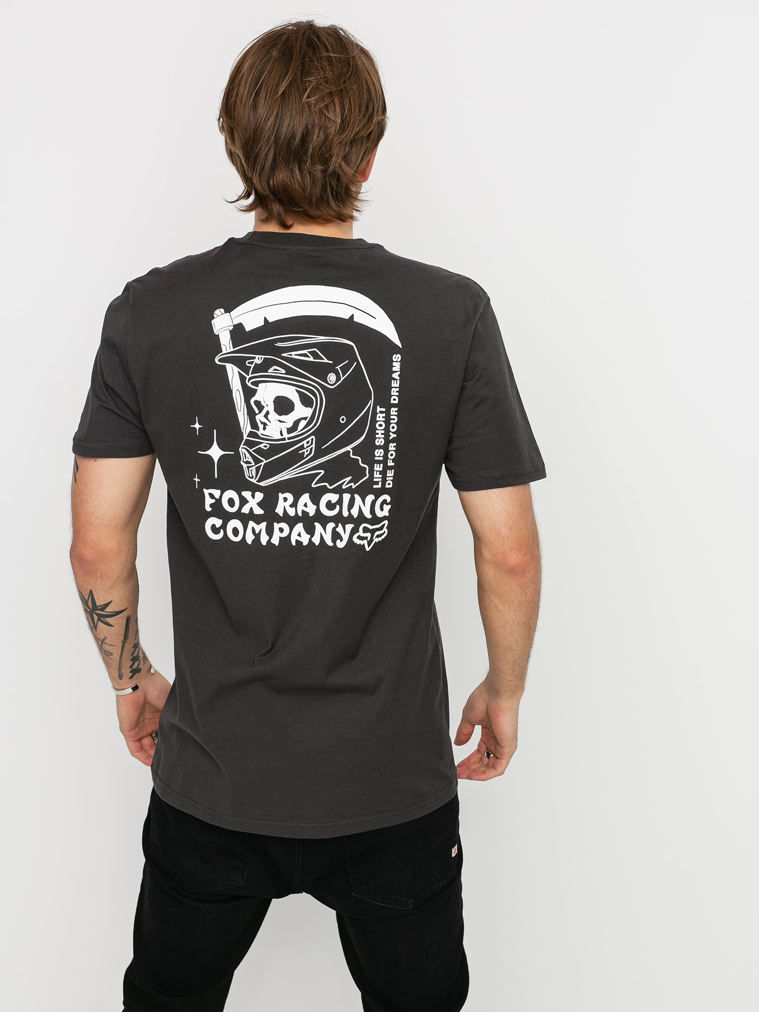 T-shirt Fox Death Wish Premium (blk vin)