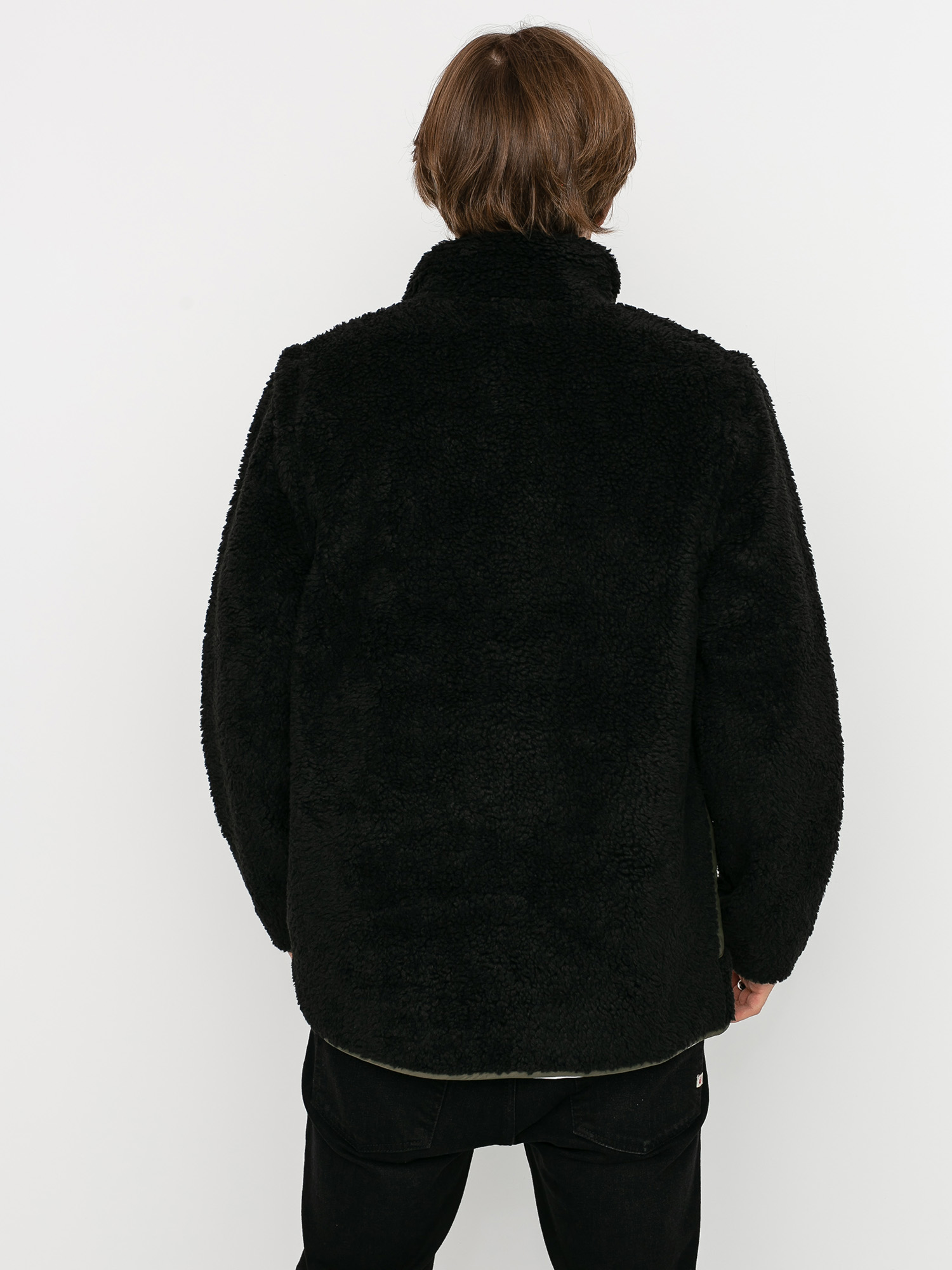 Kurtka Vans Weber (black sherpa/grape leaf)