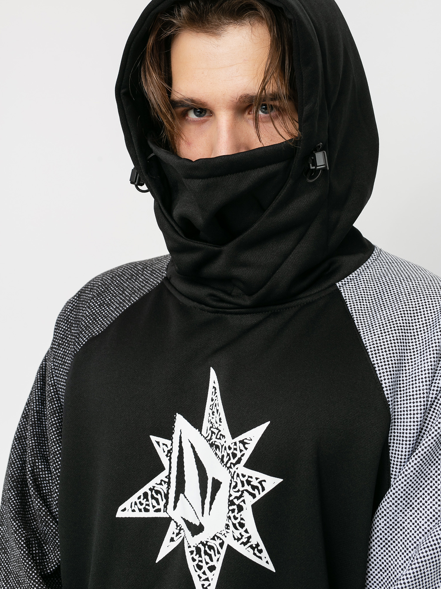 Męska Bluza aktywna Volcom Hydro Riding HD (black check)