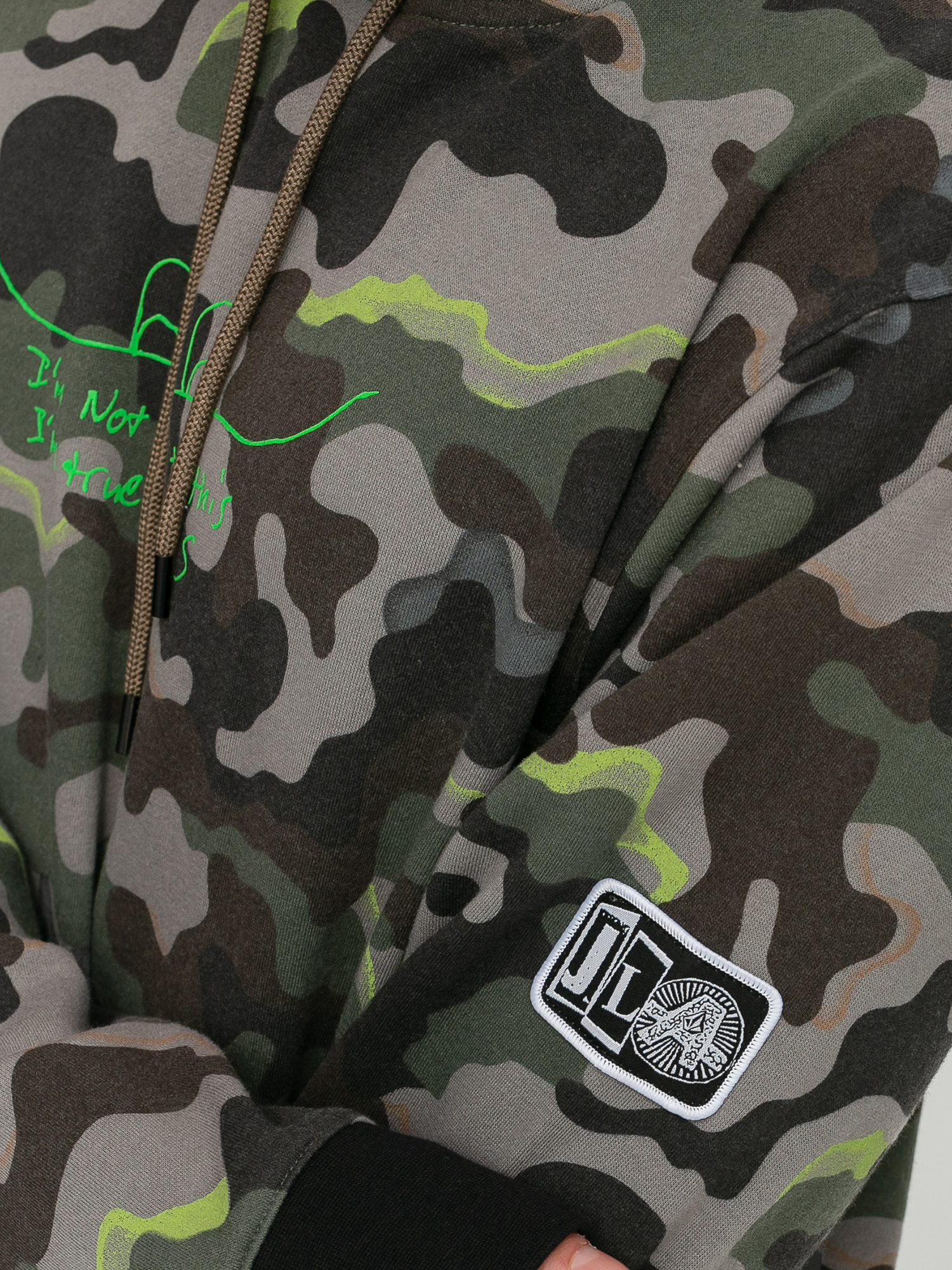 Męska Bluza aktywna Volcom Jla HD (army)