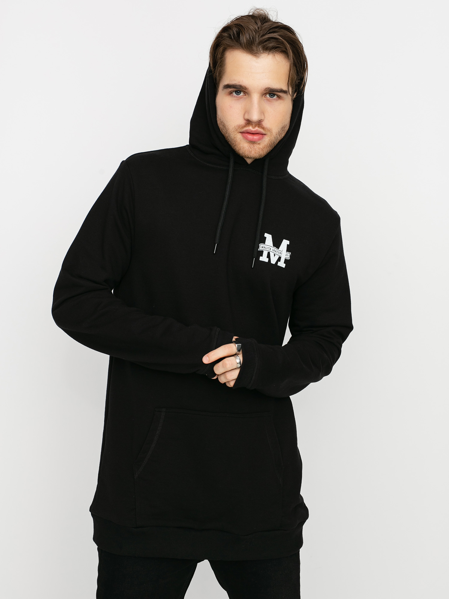Bluza z kapturem Malita Logo HD (black)