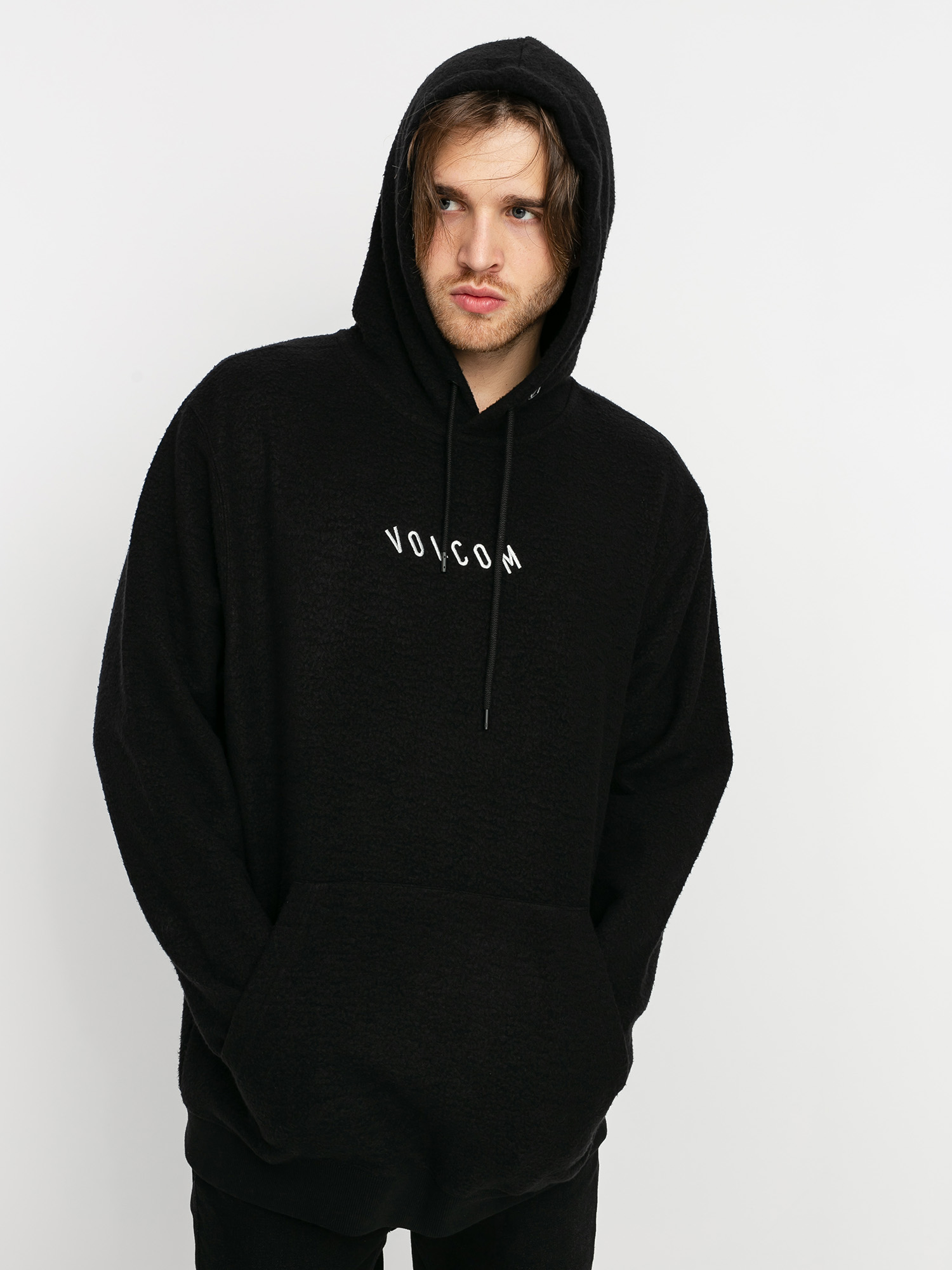 Bluza z kapturem Volcom Hever HD (black)