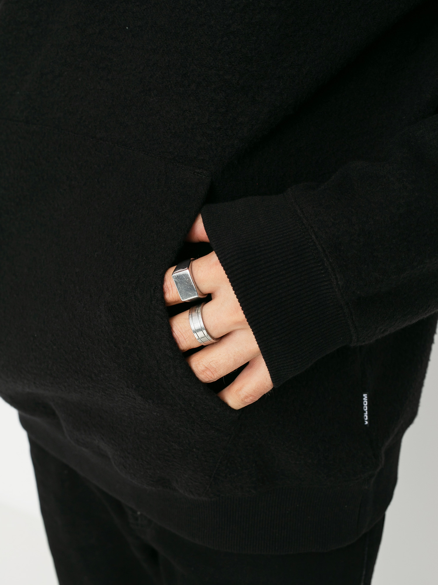 Bluza z kapturem Volcom Hever HD (black)