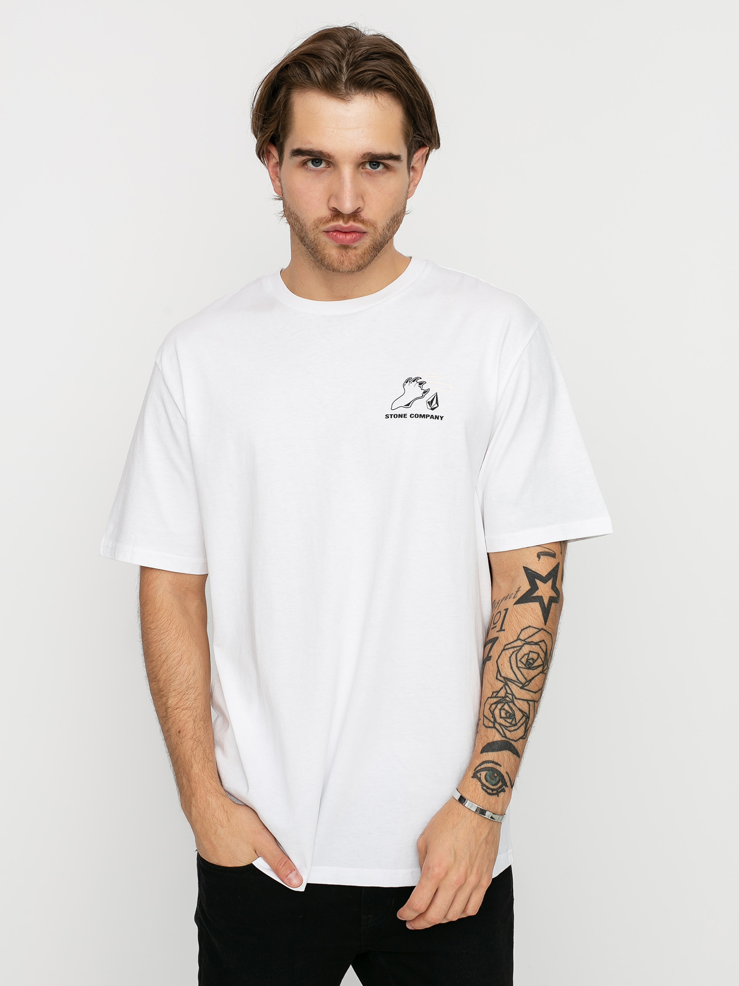 T-shirt Volcom Kittykat Rlx (white)