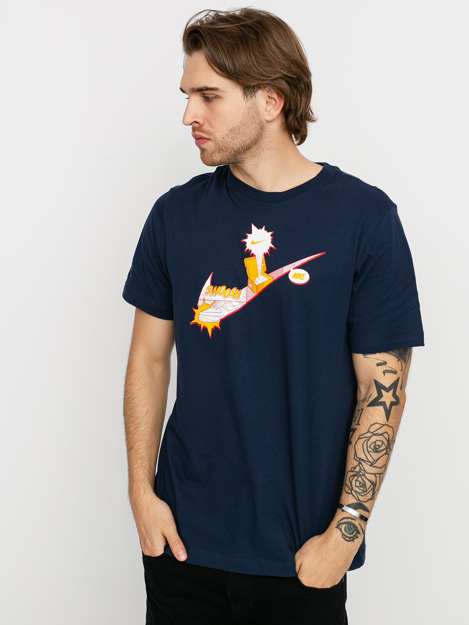 T-shirt Nike Sportswear Sneakerhead granatowy (obsidian)