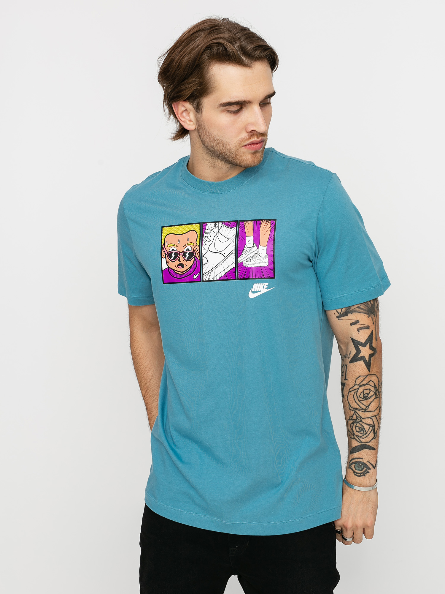 T-shirt Nike Sportswear Sneaker (cerulean/white)