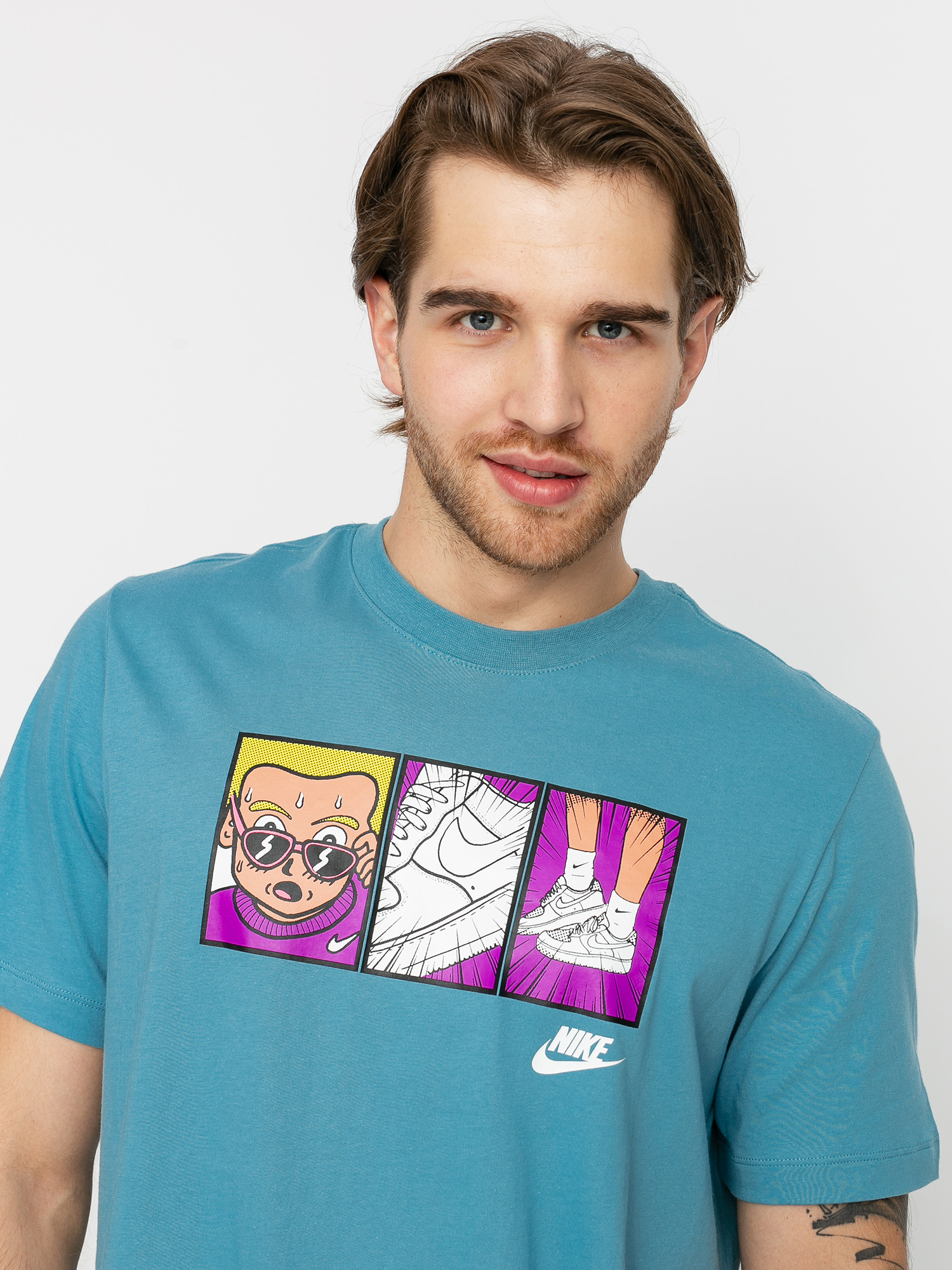T-shirt Nike Sportswear Sneaker (cerulean/white)