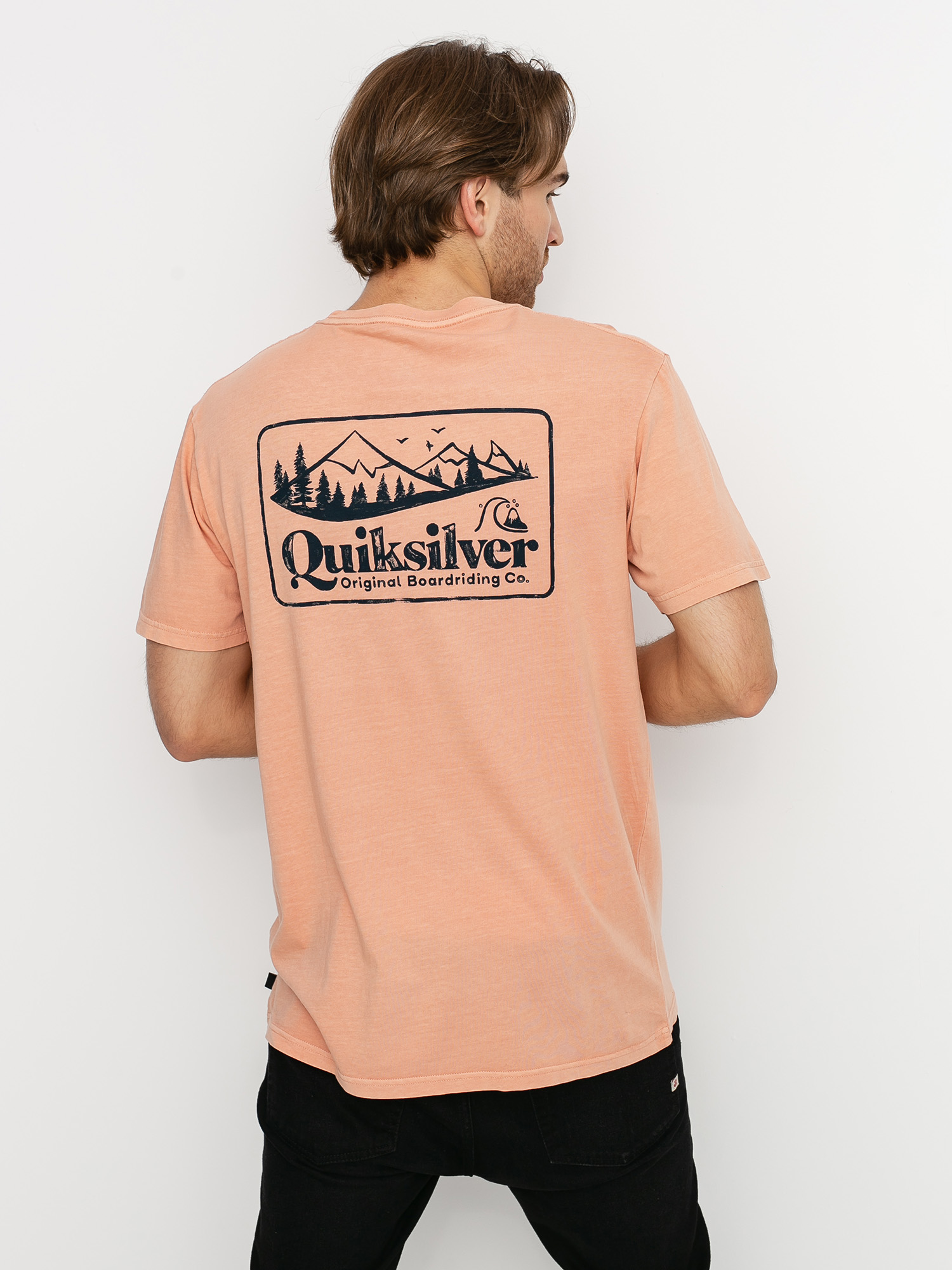 T-shirt Quiksilver Old Habit (henna)