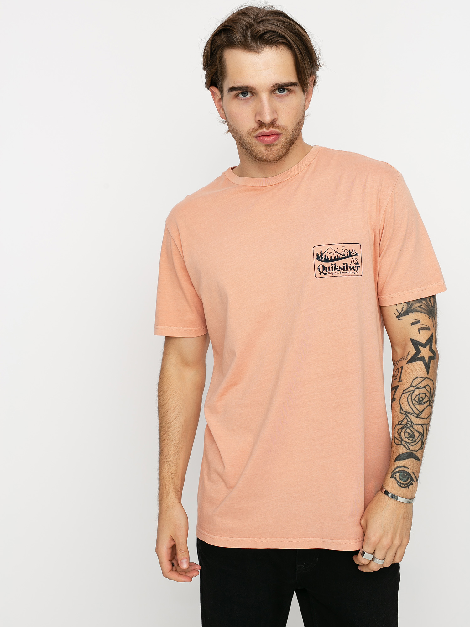 T-shirt Quiksilver Old Habit (henna)