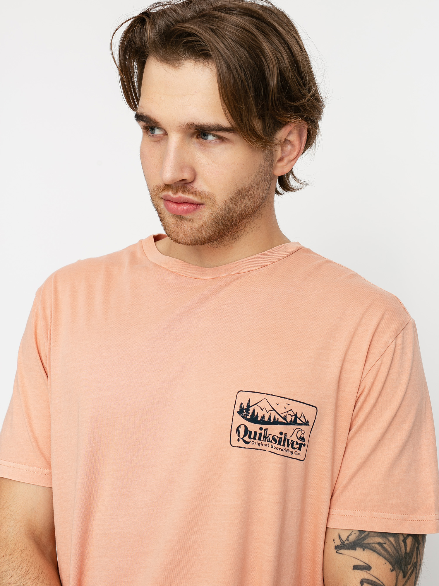 T-shirt Quiksilver Old Habit (henna)