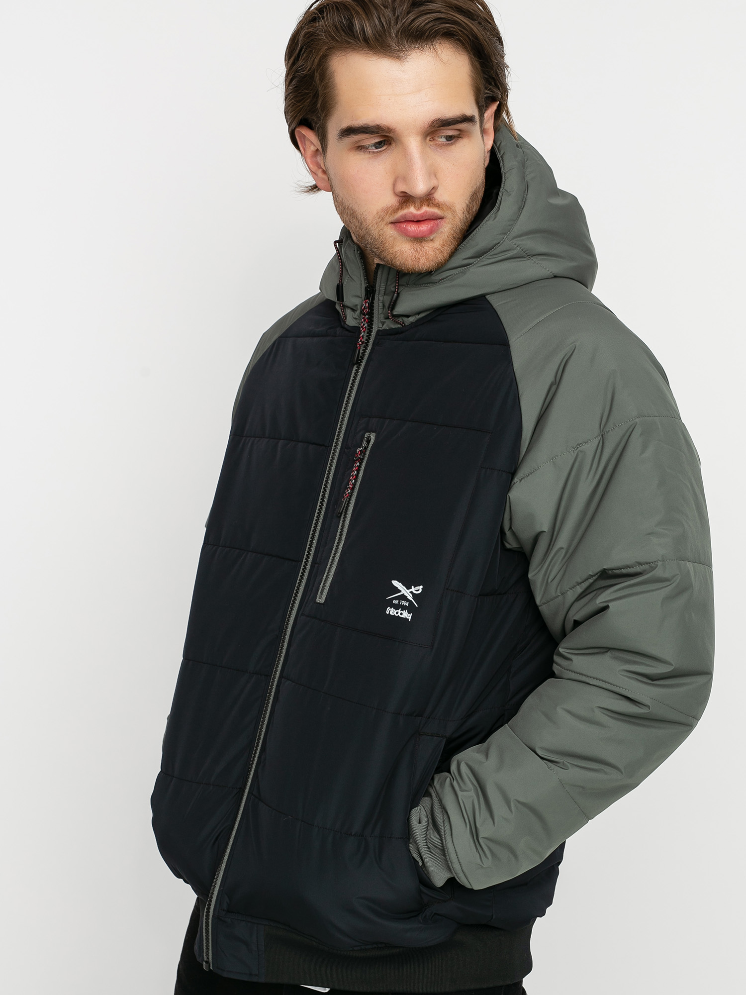 Kurtka Iriedaily Restep (black olive)