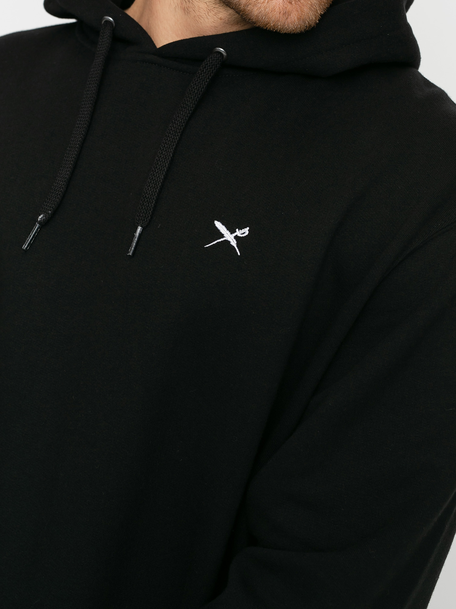 Bluza z kapturem Iriedaily Mini Flag 2 HD (black)