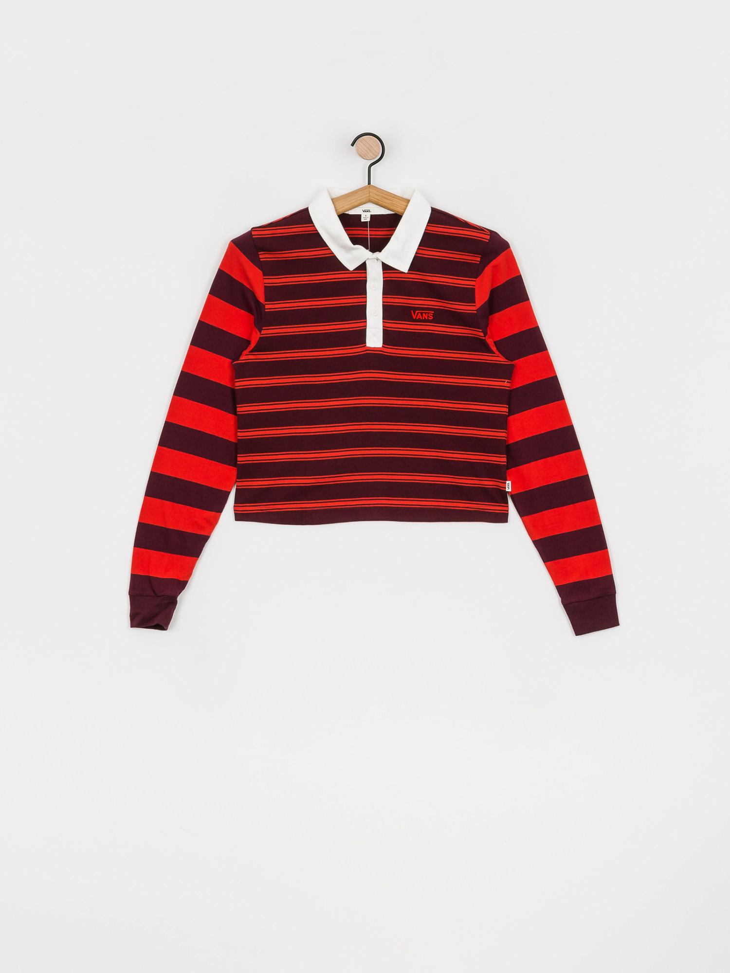 Longsleeve Vans Stripe Block Polo Wmn (port royale)