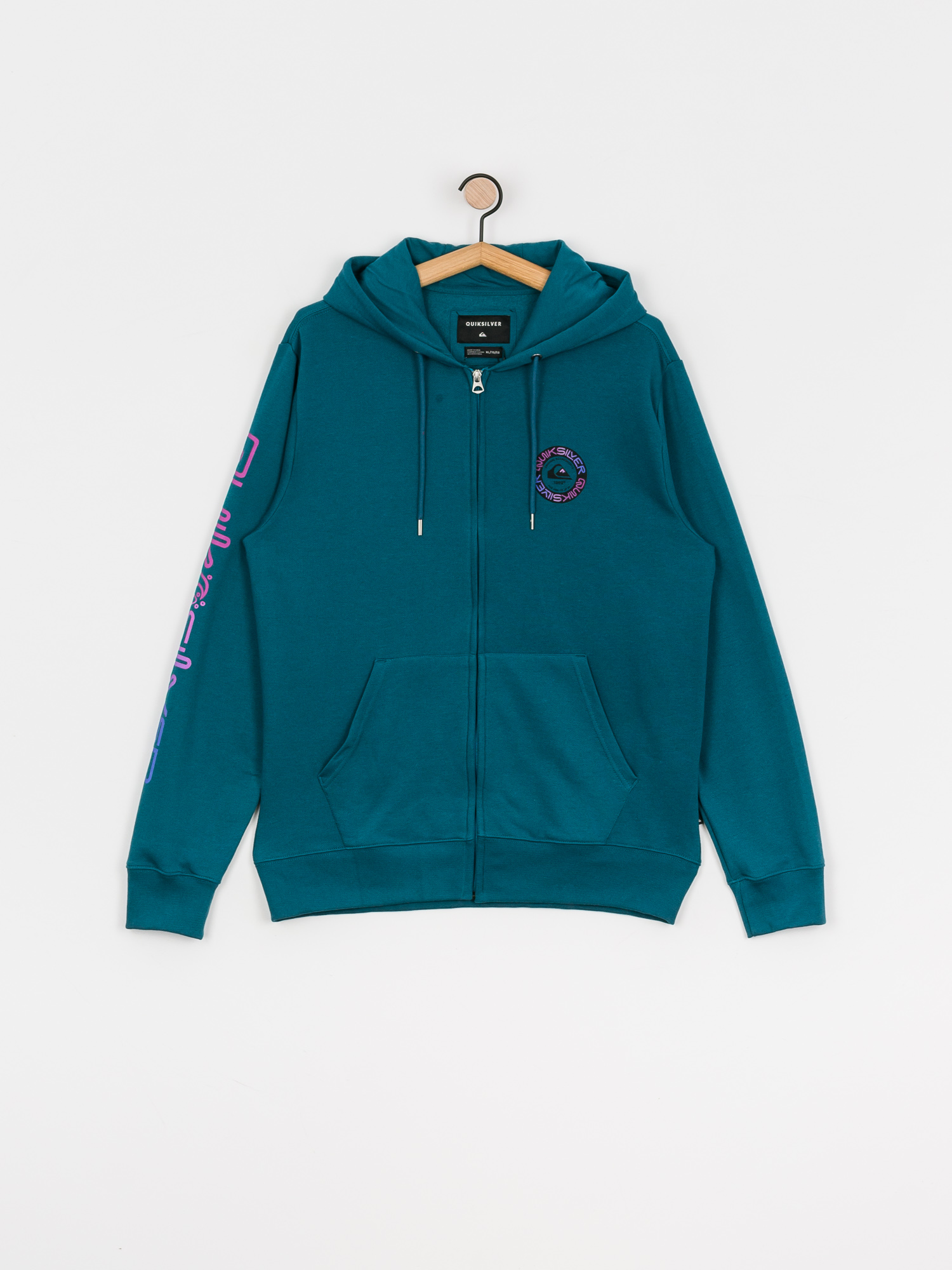 Bluza z kapturem Quiksilver Time Circle ZHD (blue coral)