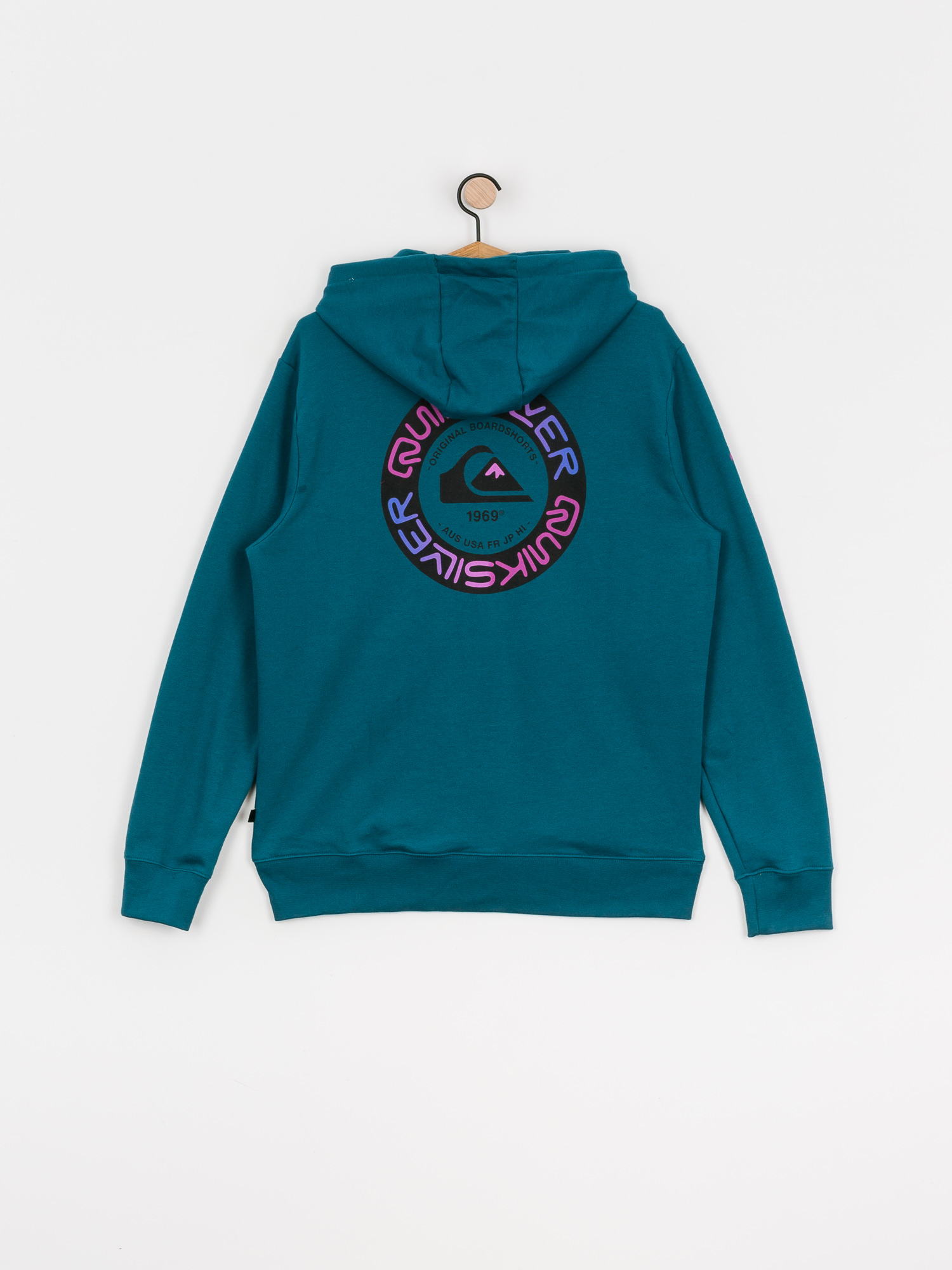 Bluza z kapturem Quiksilver Time Circle ZHD (blue coral)