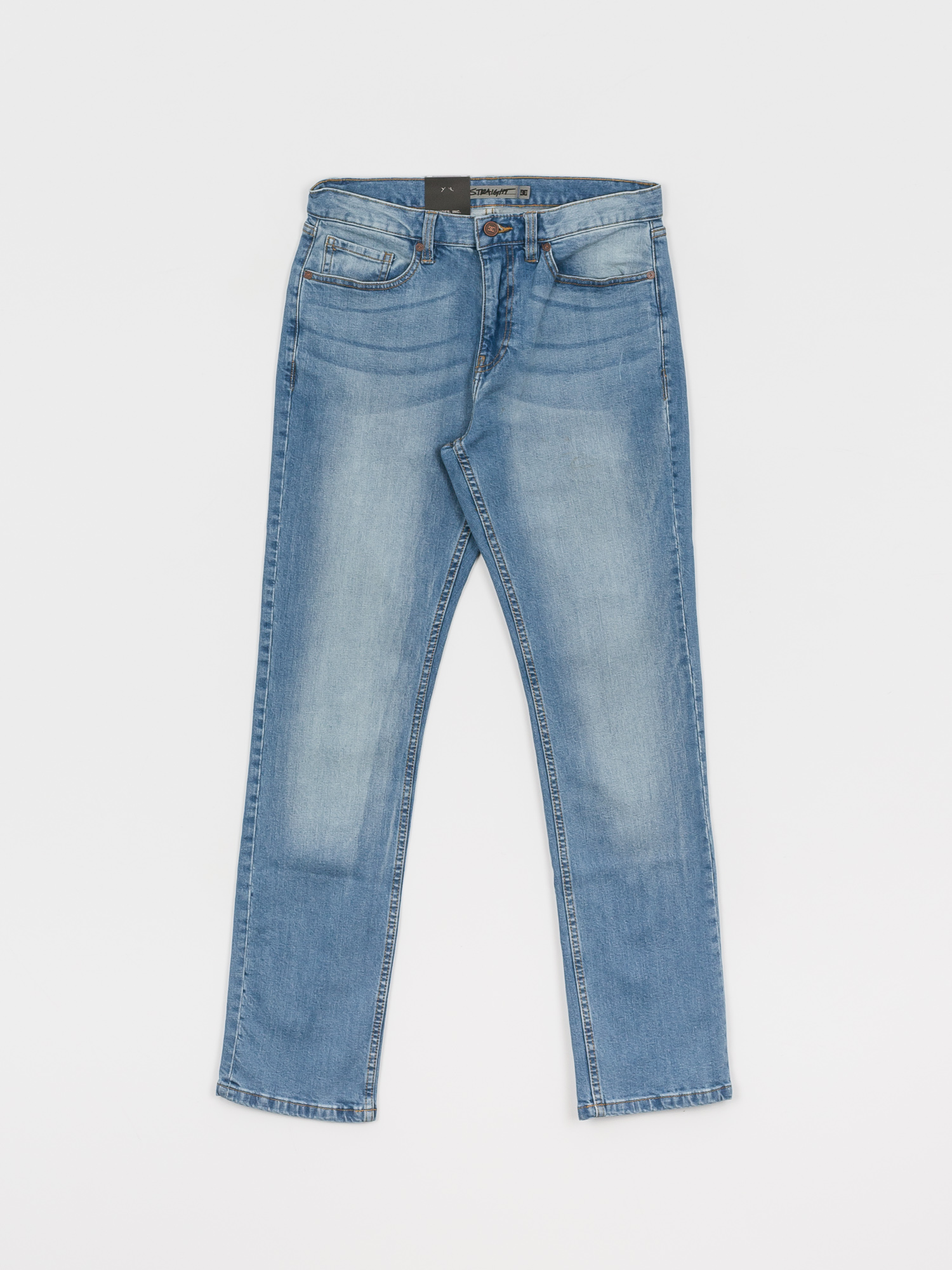 Spodnie DC Worker Straight Stretch (light indigo bleach)