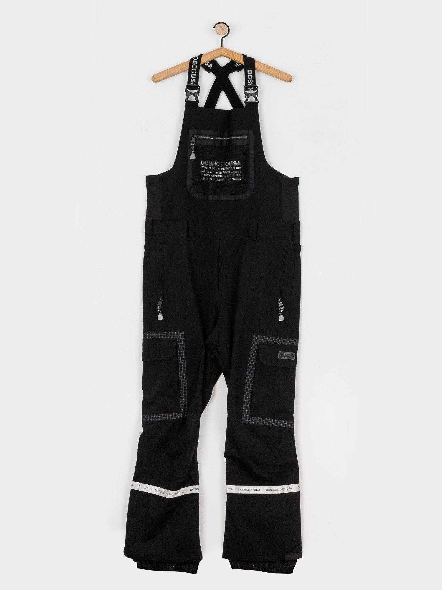 Męskie Spodnie snowboardowe DC Revival Bib (black)
