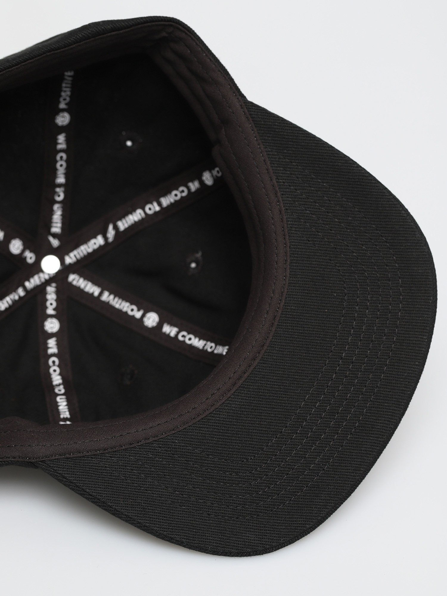 Czapka z daszkiem Element Bb Motto Strapback ZD (flint black)