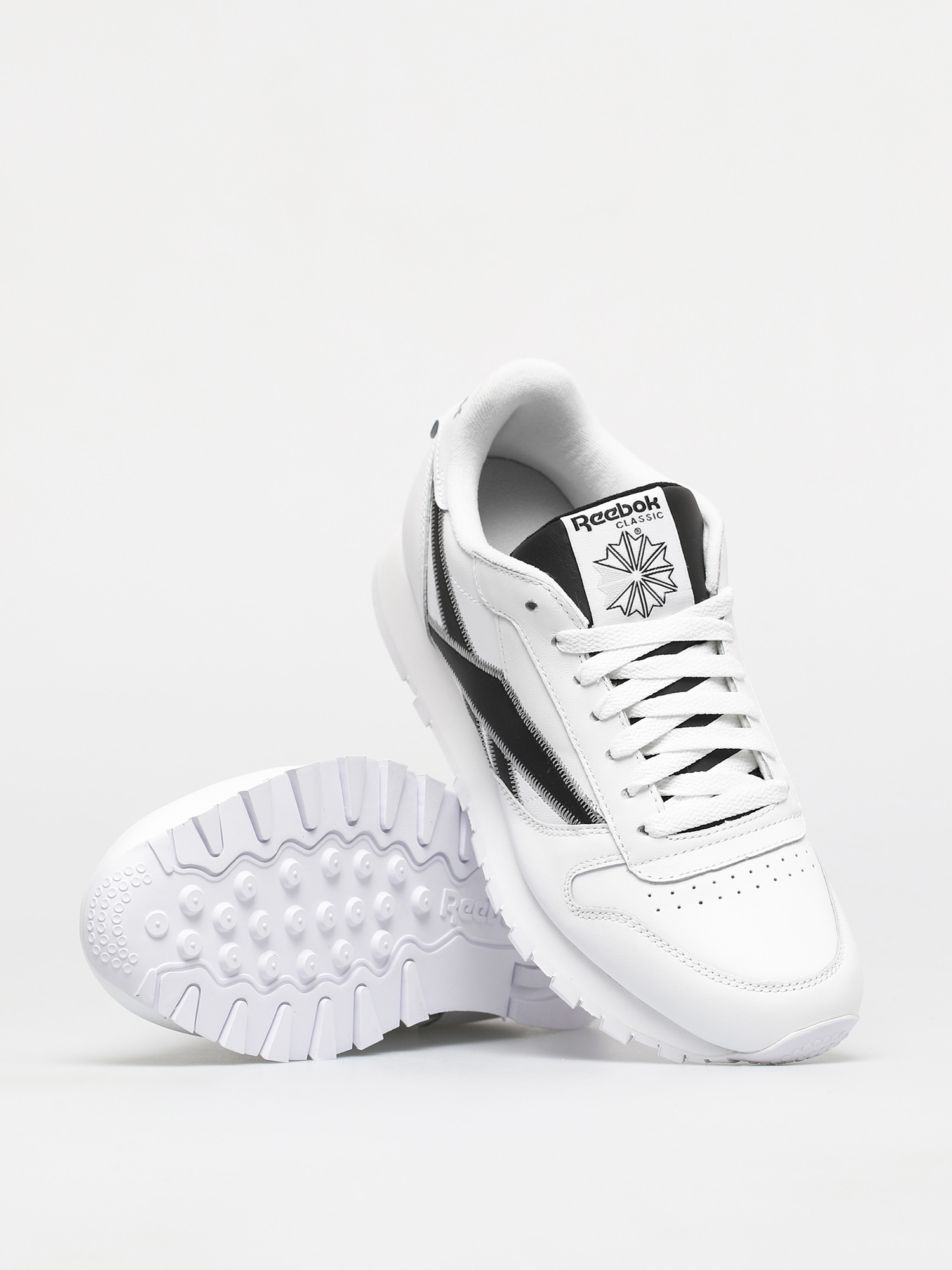 Buty Reebok Classic Leather (white/black/msilve)