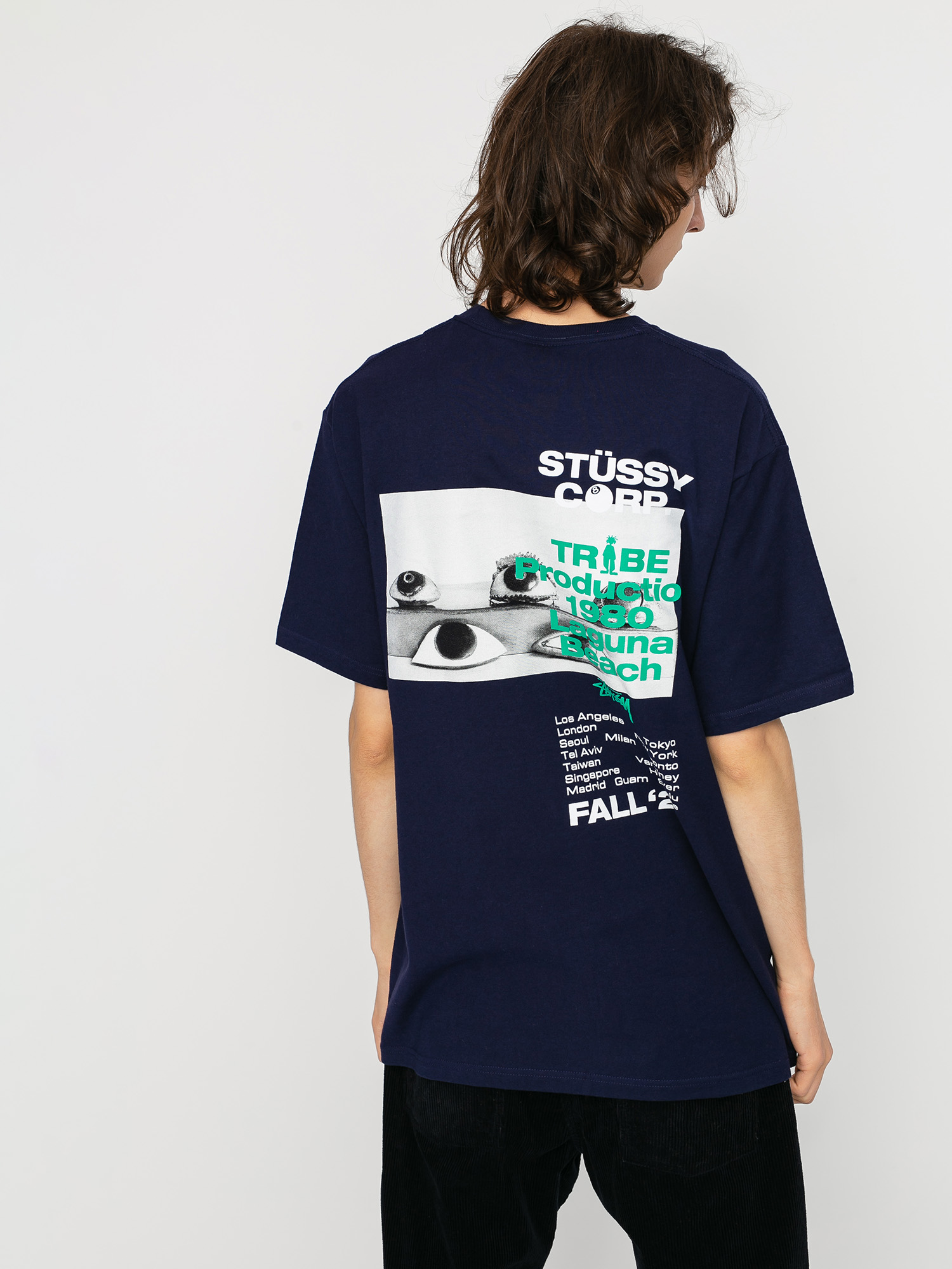 T-shirt Stussy Tribe (navy)