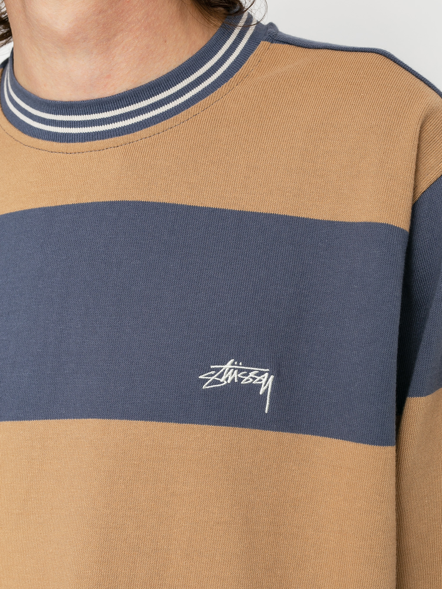 Longsleeve Stussy Moore Stripe (navy)