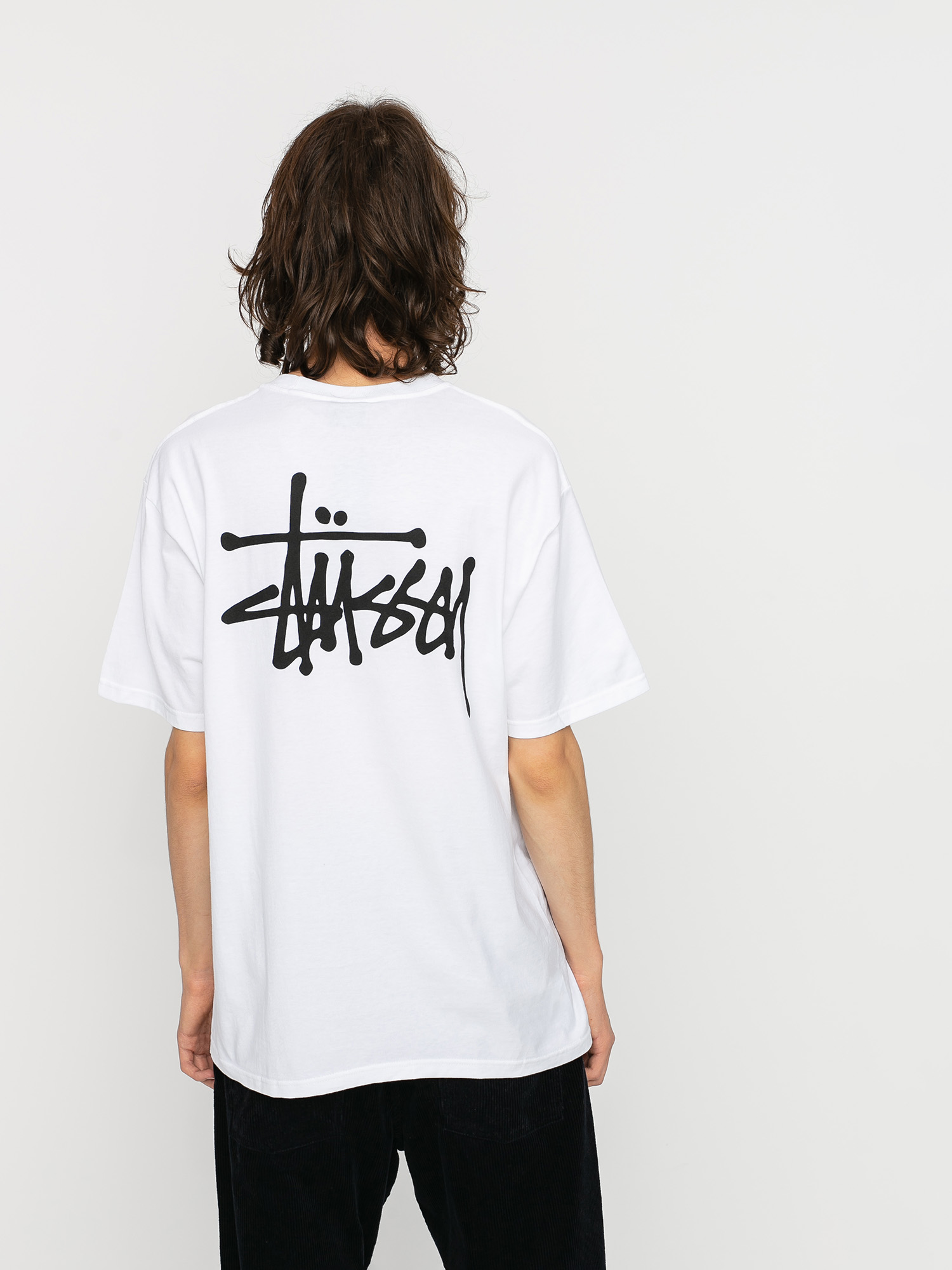 T-shirt Stussy Basic Stussy (white)