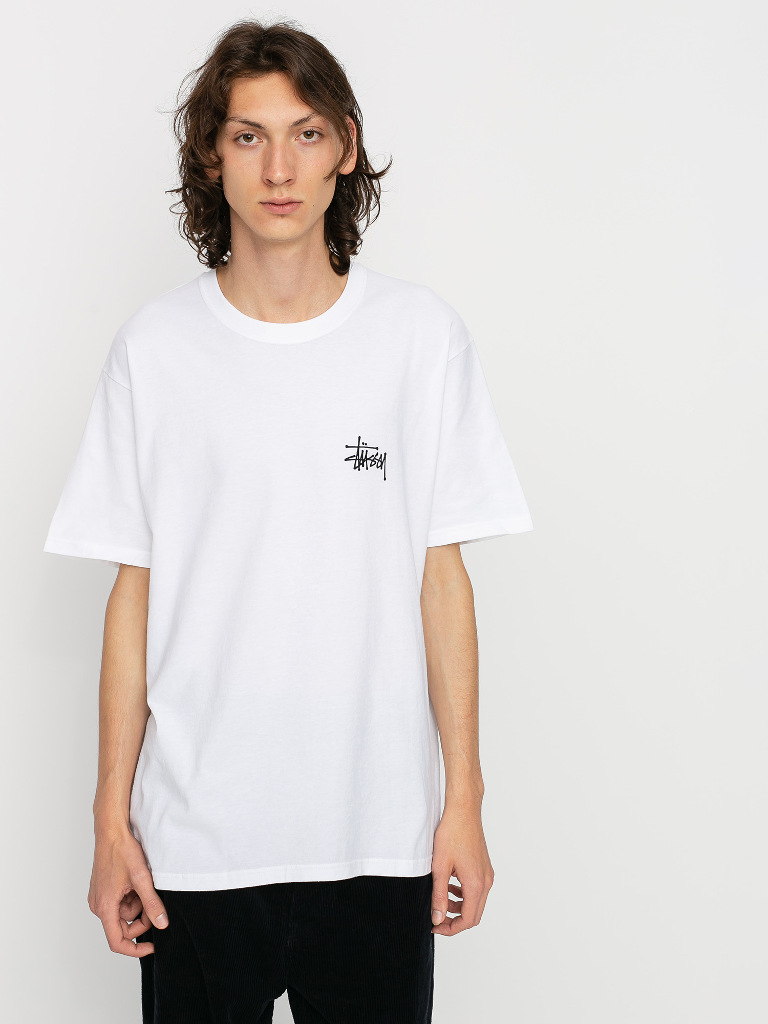 T-shirt Stussy Basic Stussy (white)