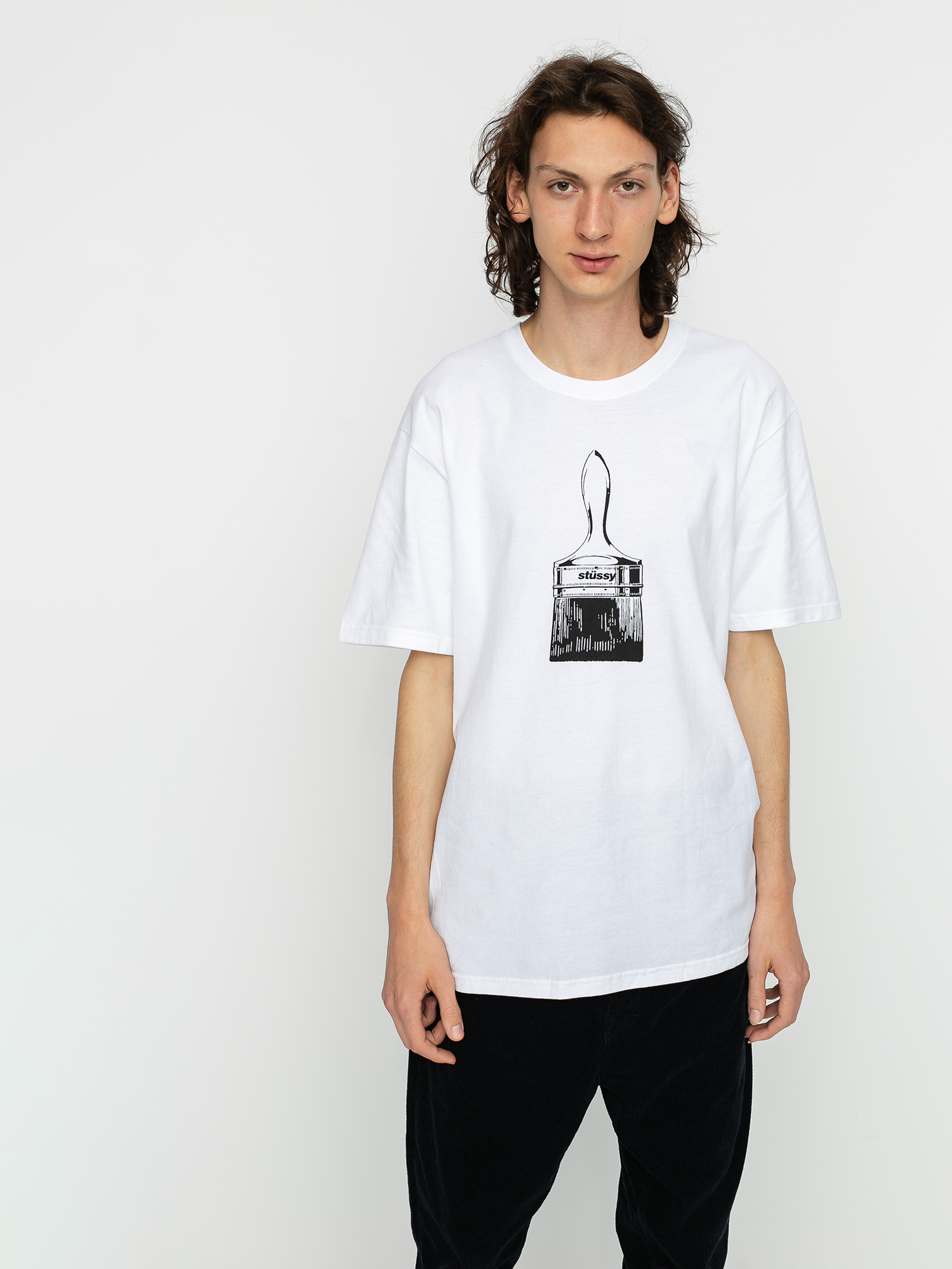 T-shirt Stussy Paintbrush (white)