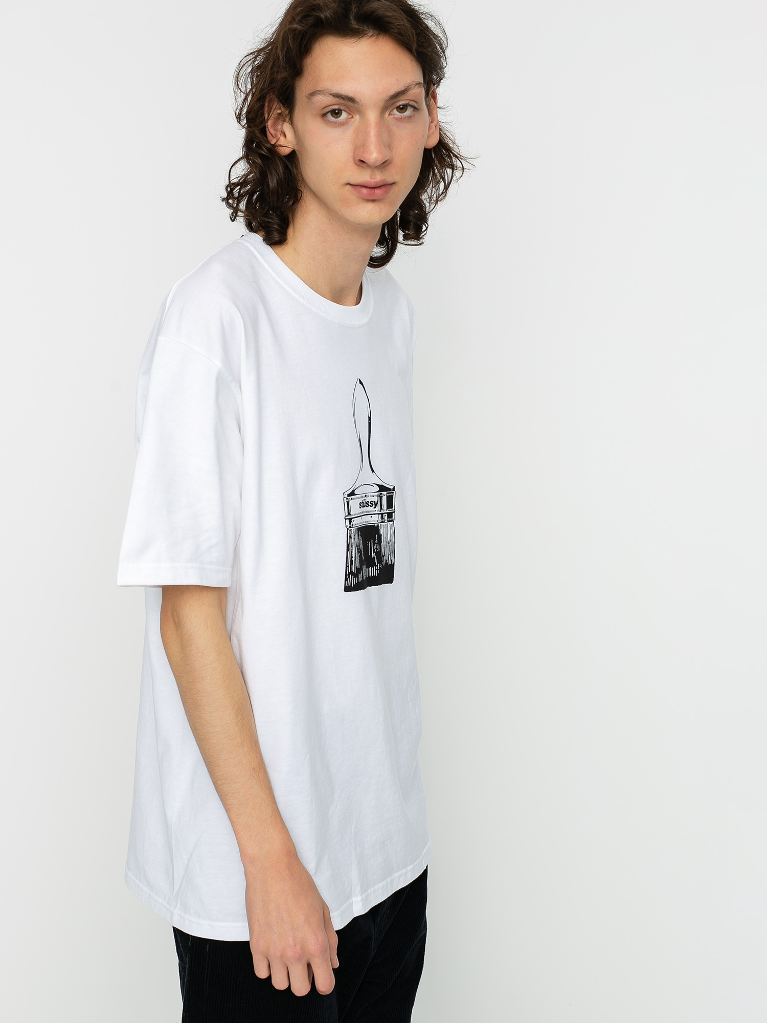 T-shirt Stussy Paintbrush (white)