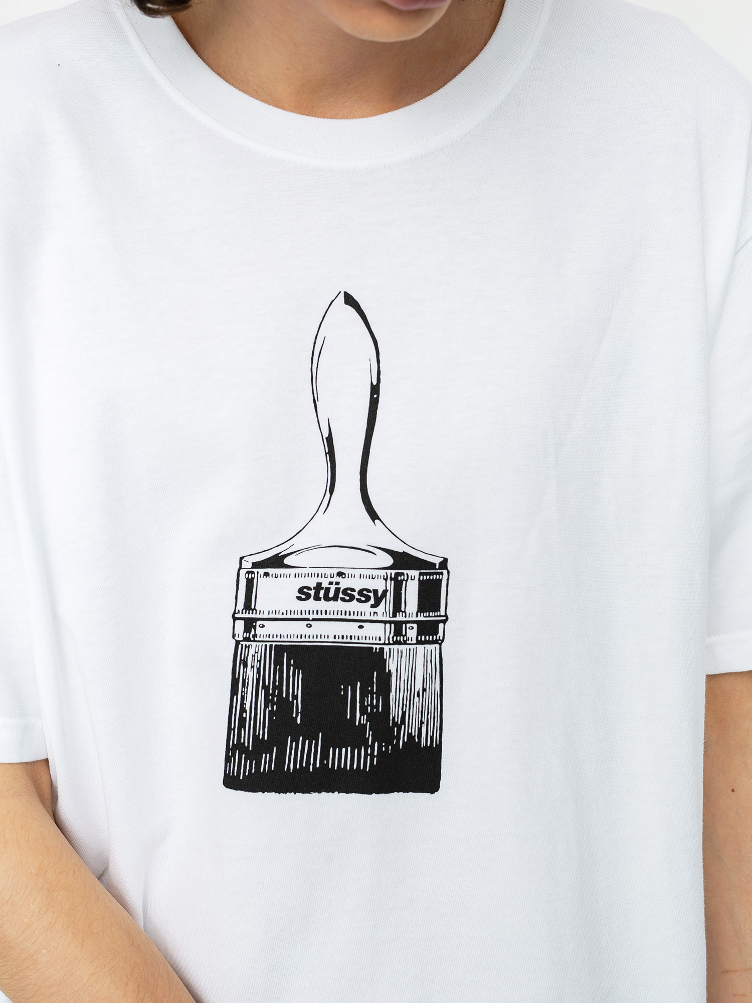 T-shirt Stussy Paintbrush (white)