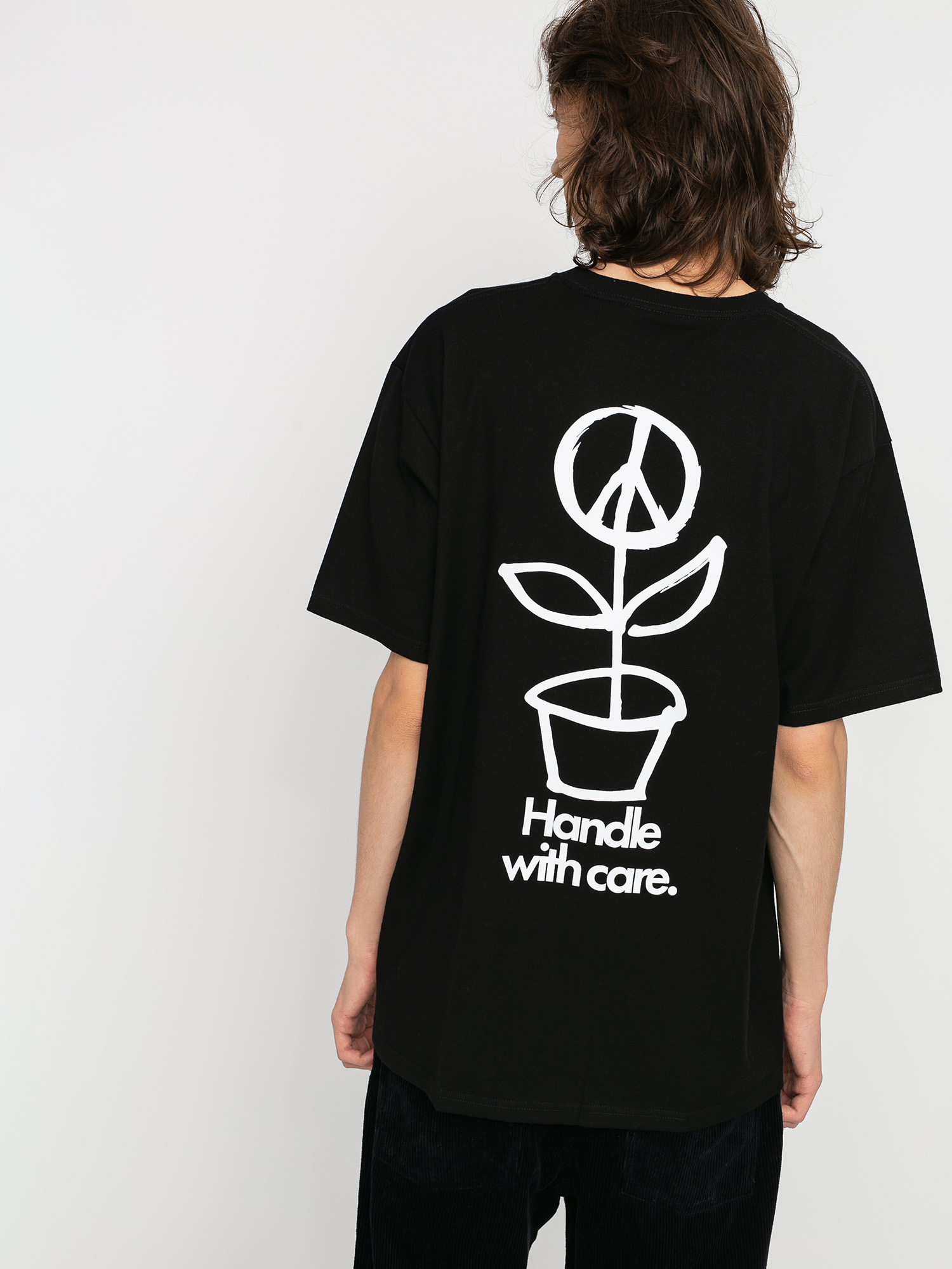 T-shirt Stussy Peace Pot (black)