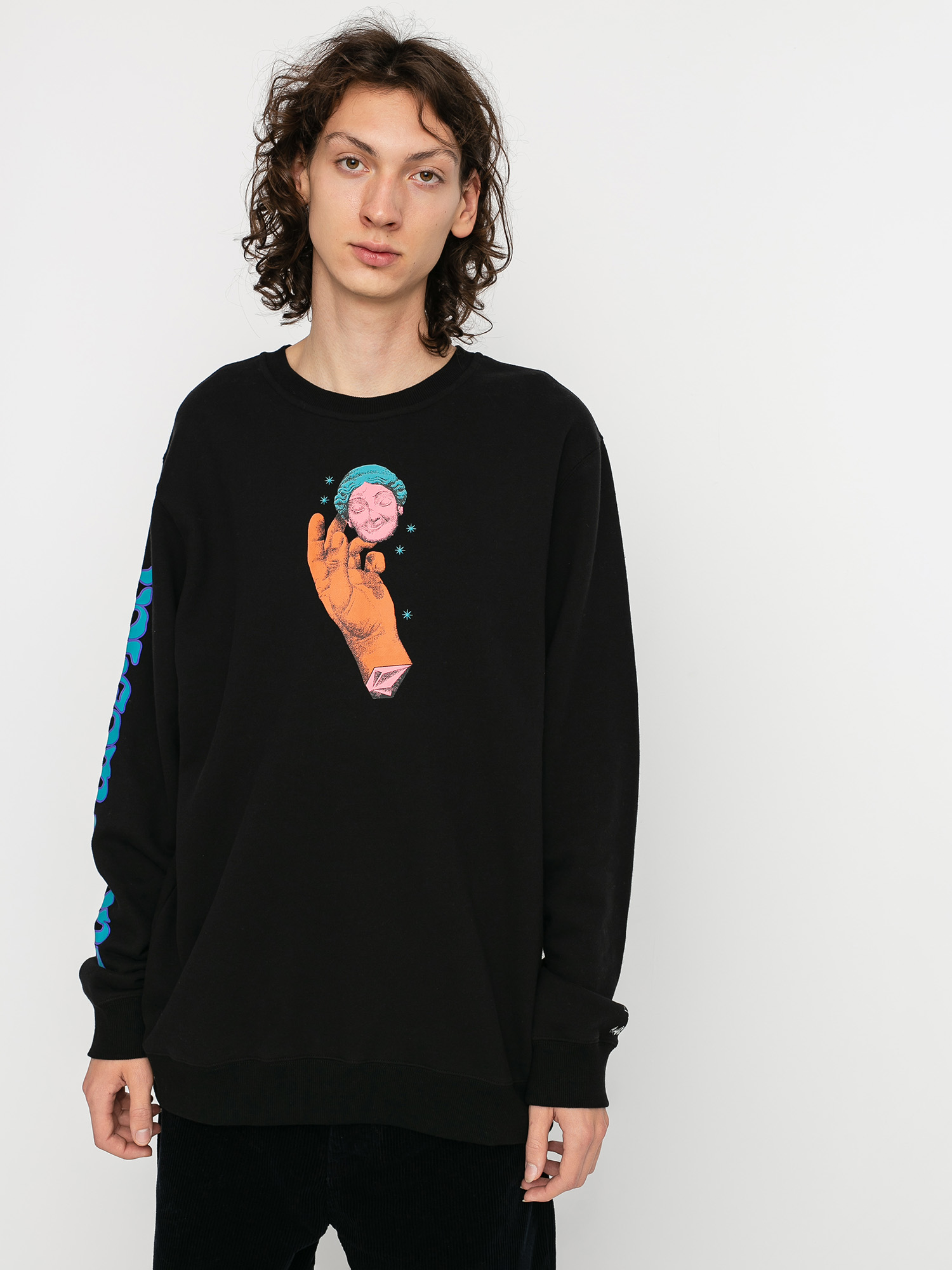 Bluza Volcom Fa Crew (black)